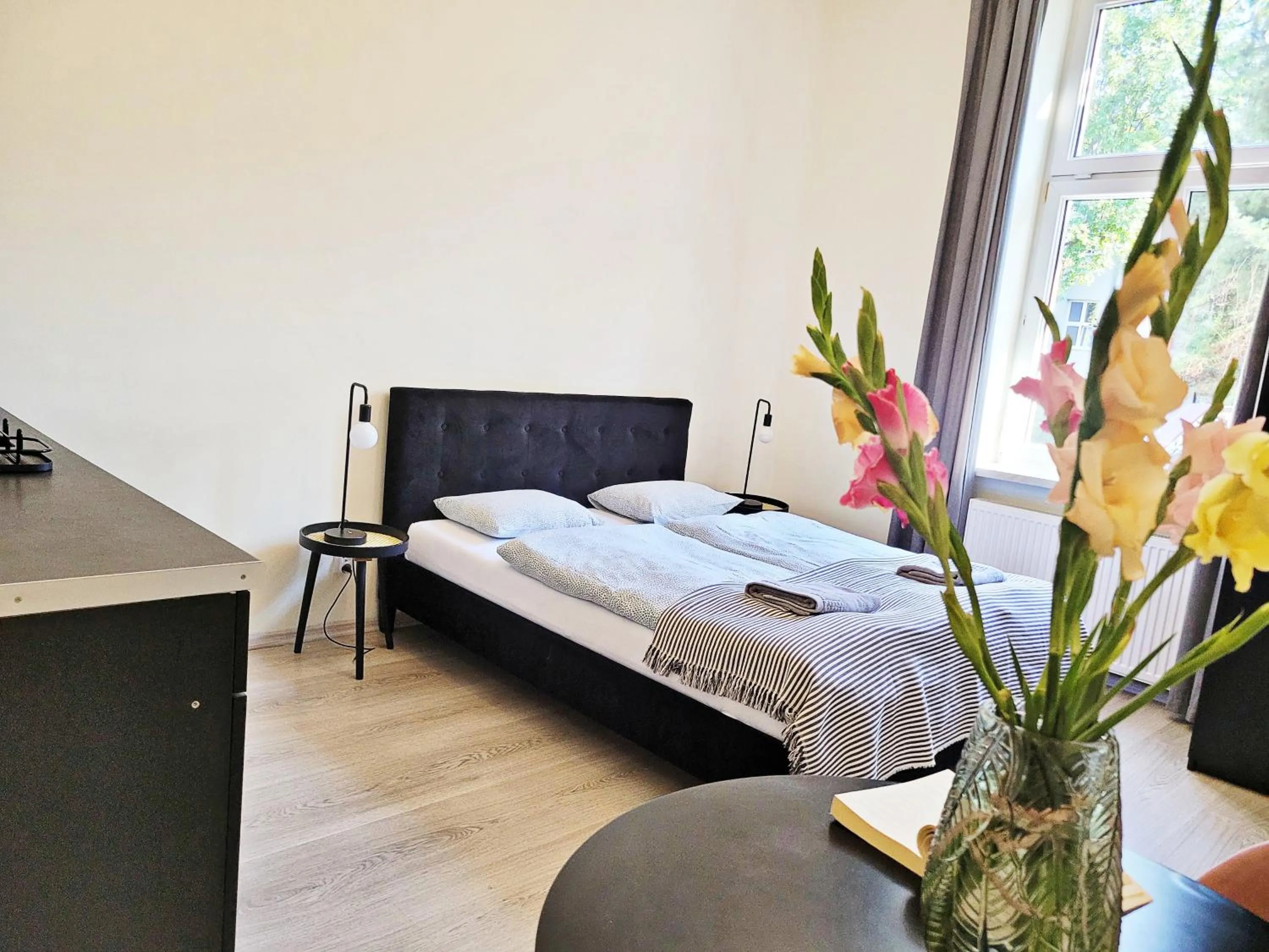 Photo of the whole room, Bed in DReAM Main Station