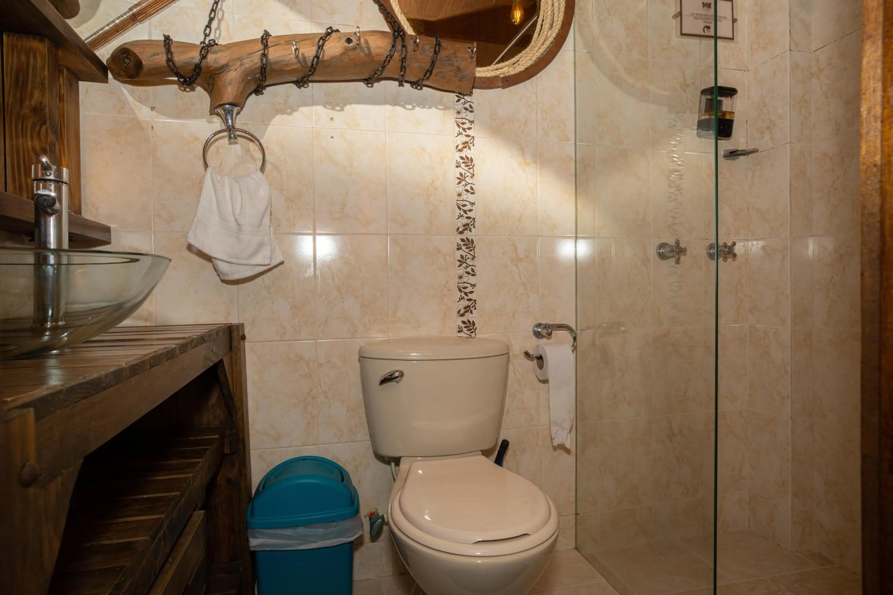 Shower in Hotel Spa Bliss Guatape