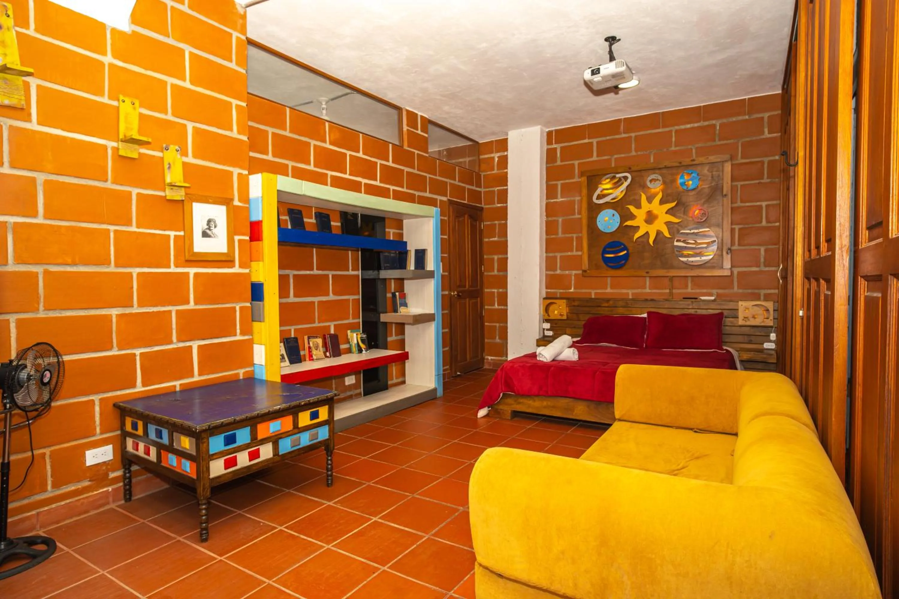 Bed in Hotel Spa Bliss Guatape