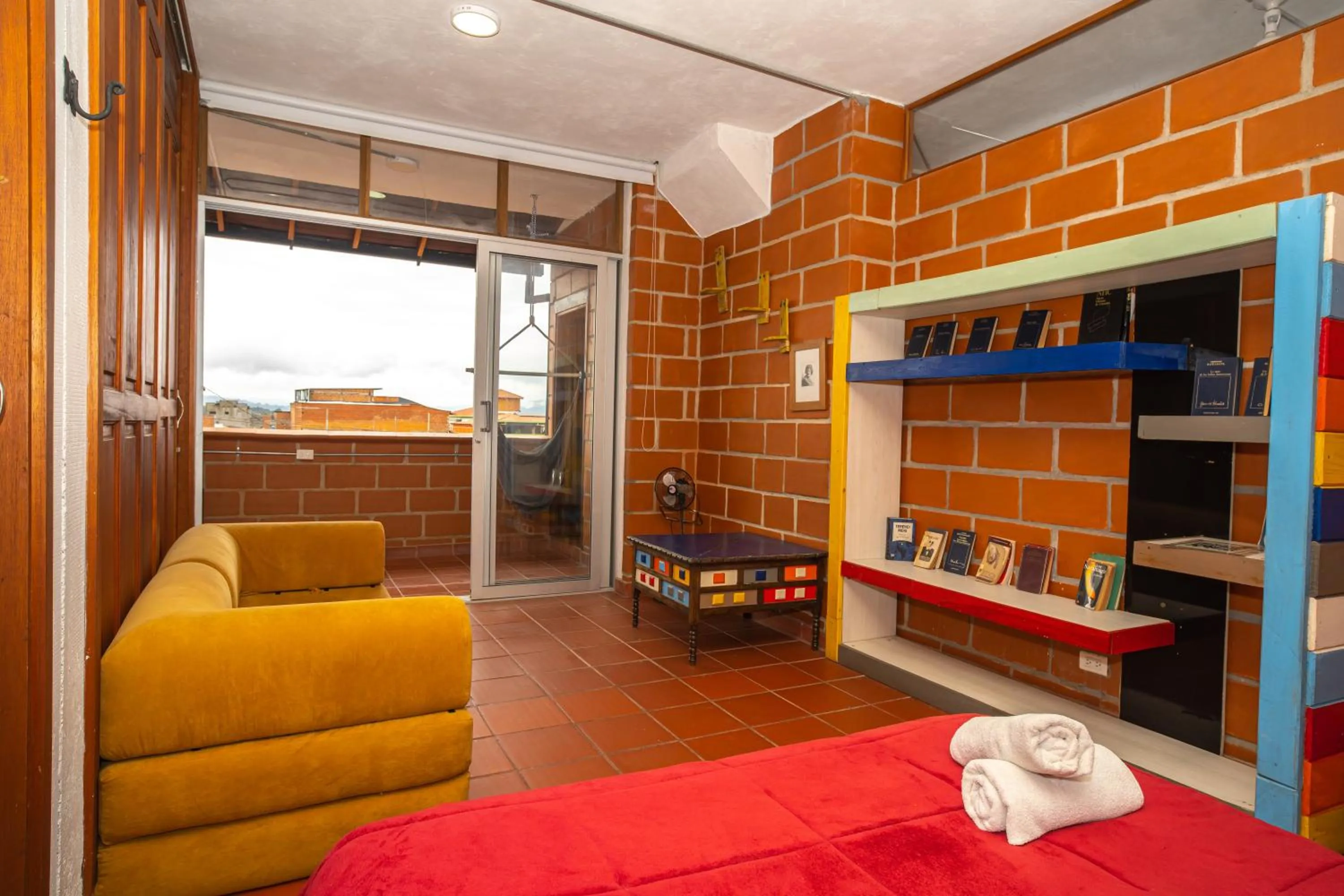 Bed in Hotel Spa Bliss Guatape