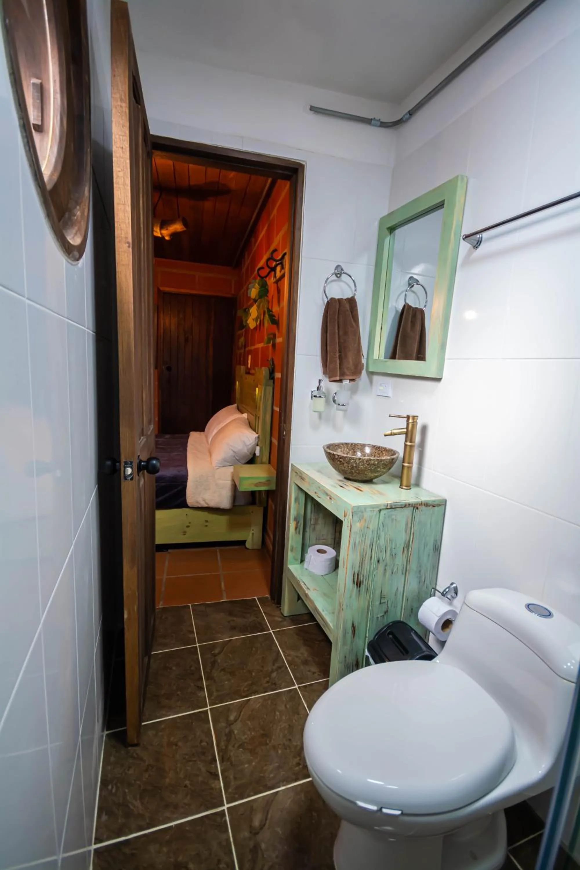 Toilet in Hotel Spa Bliss Guatape