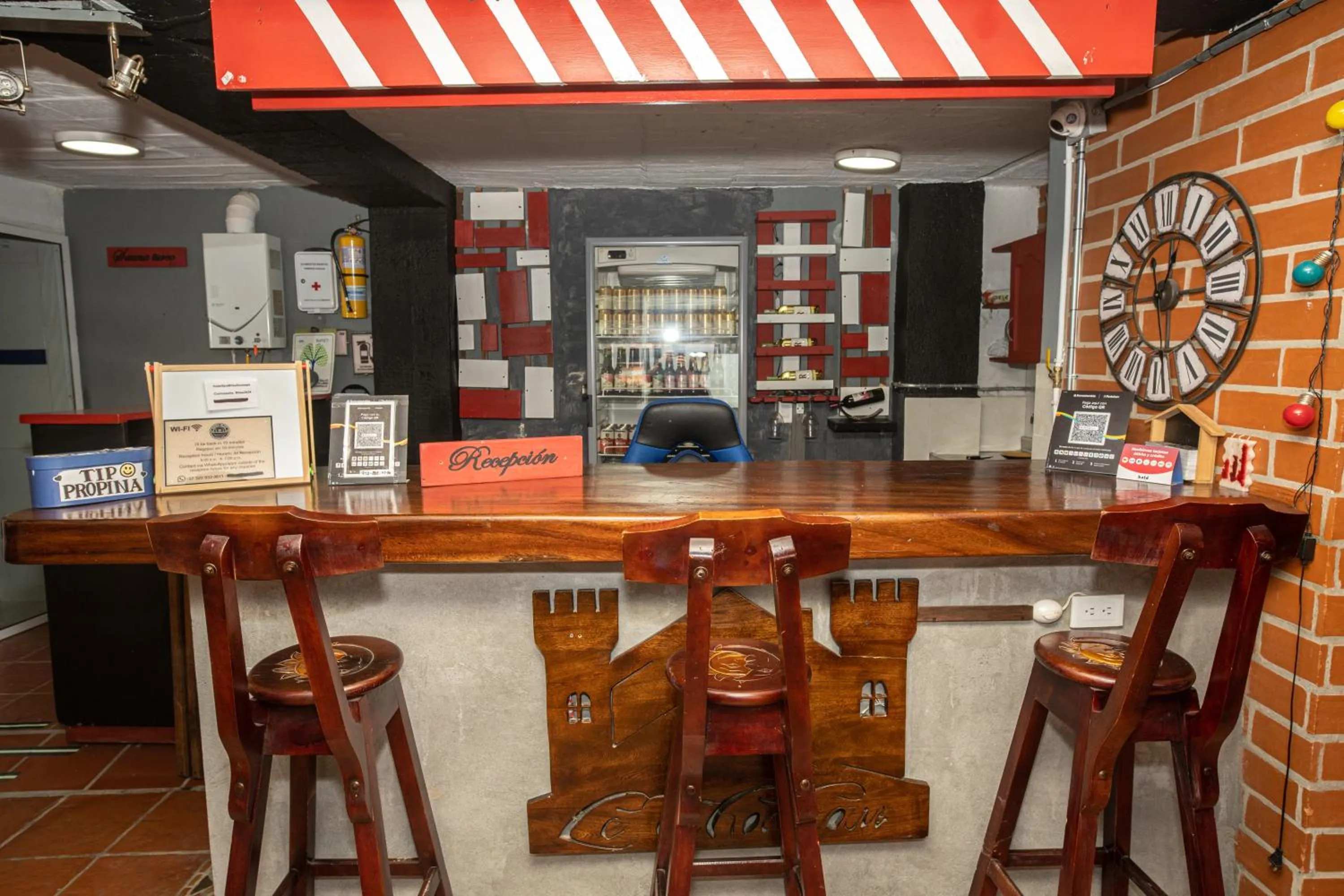 Lobby or reception in Hotel Spa Bliss Guatape