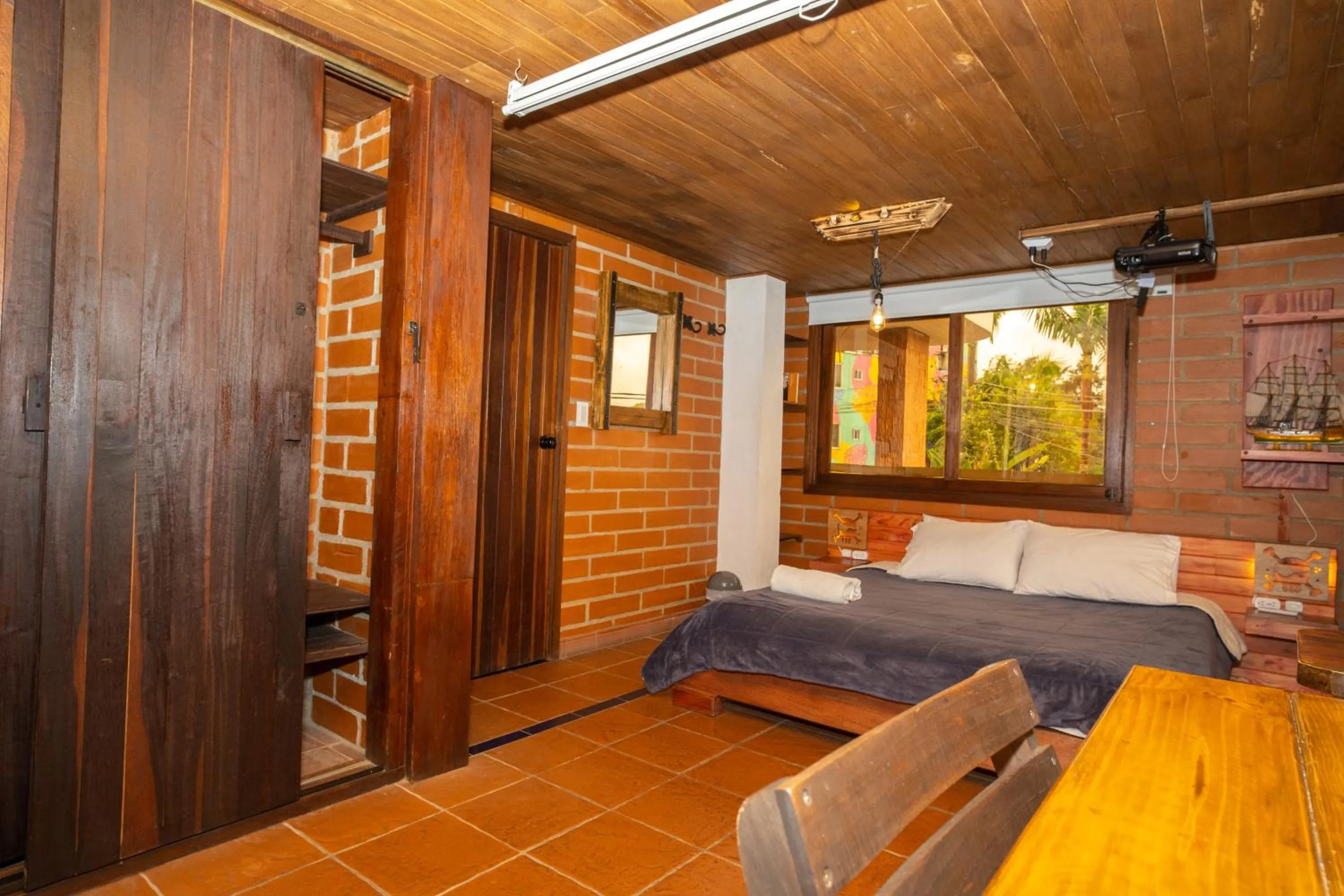 Bed in Hotel Spa Bliss Guatape