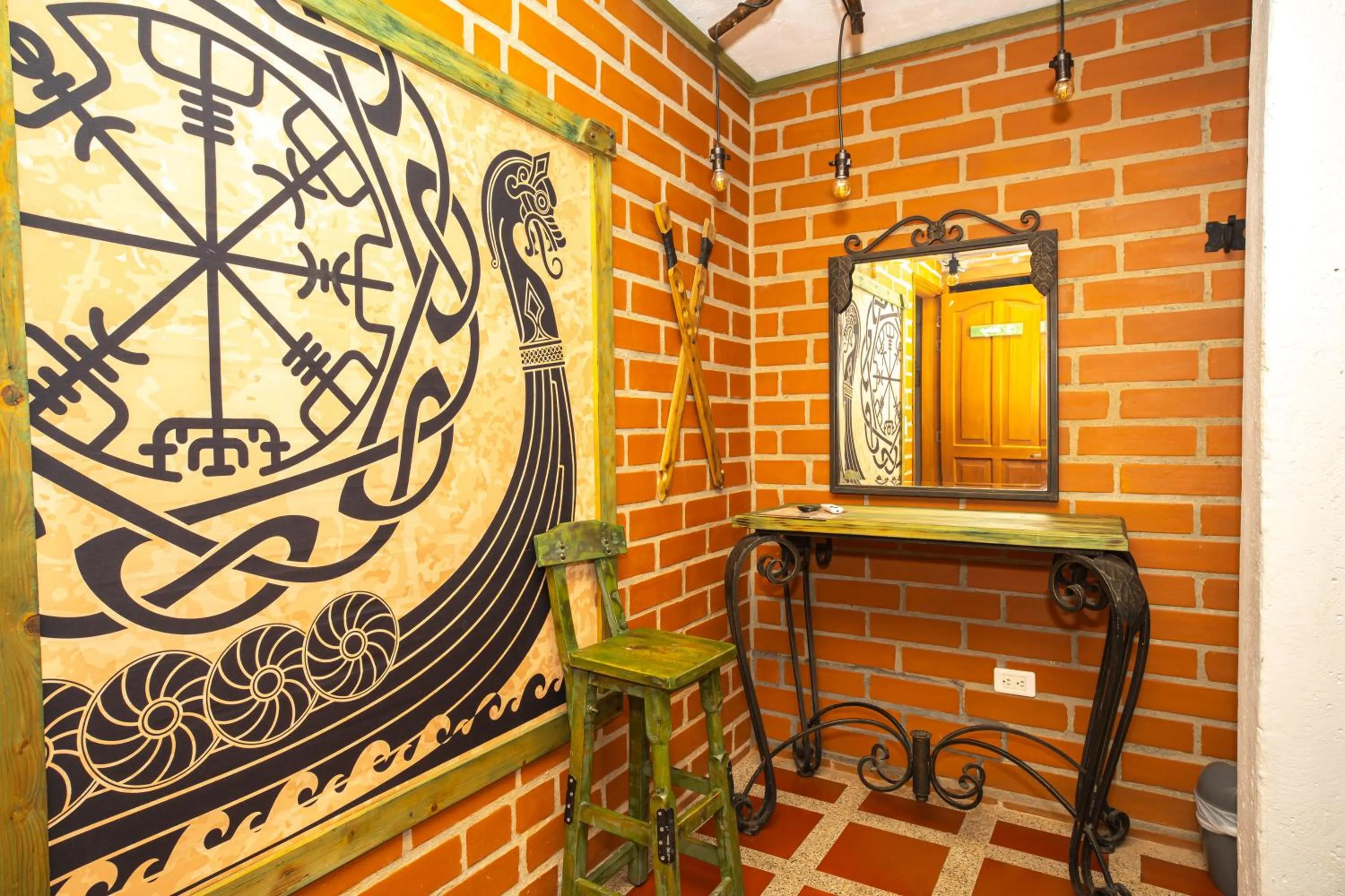 Decorative detail in Hotel Spa Bliss Guatape