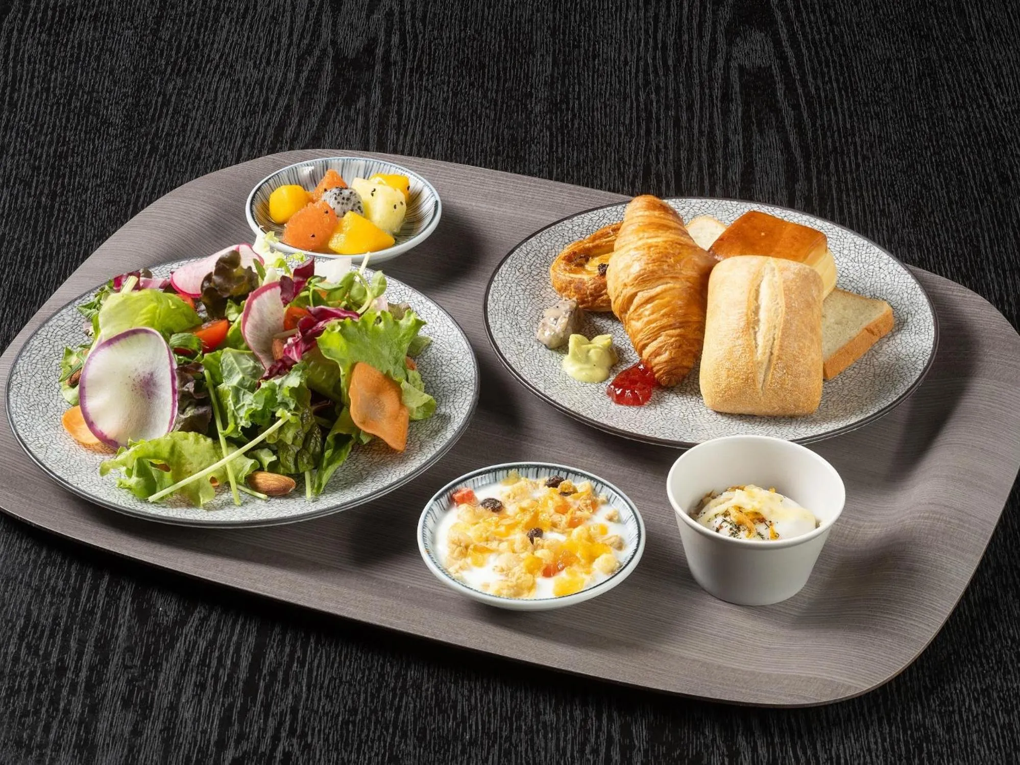 Buffet breakfast in Loisir Hotel Classic Garden Kyoto Sanjo