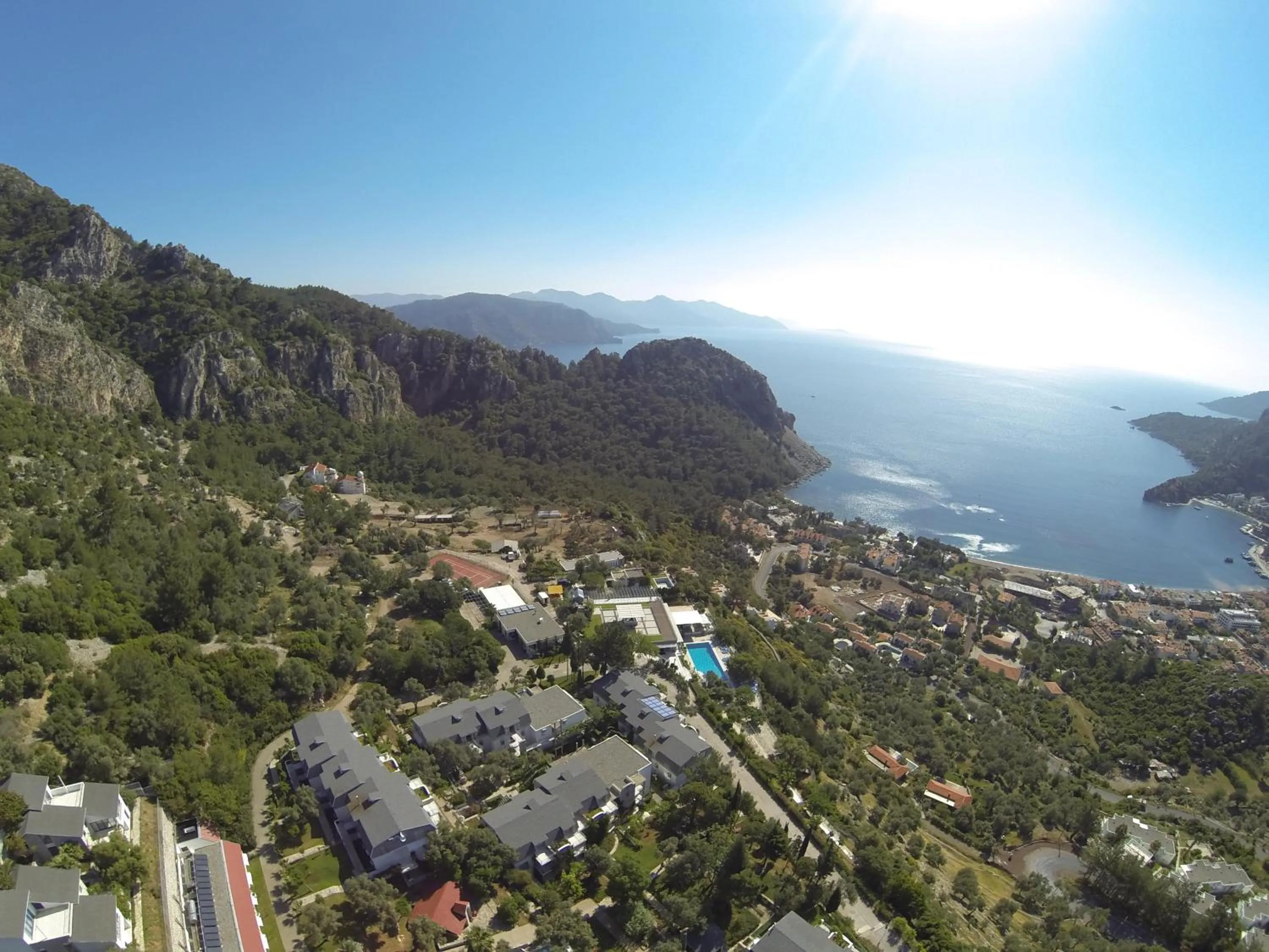 Bird's eye view in Loryma Resort Hotel