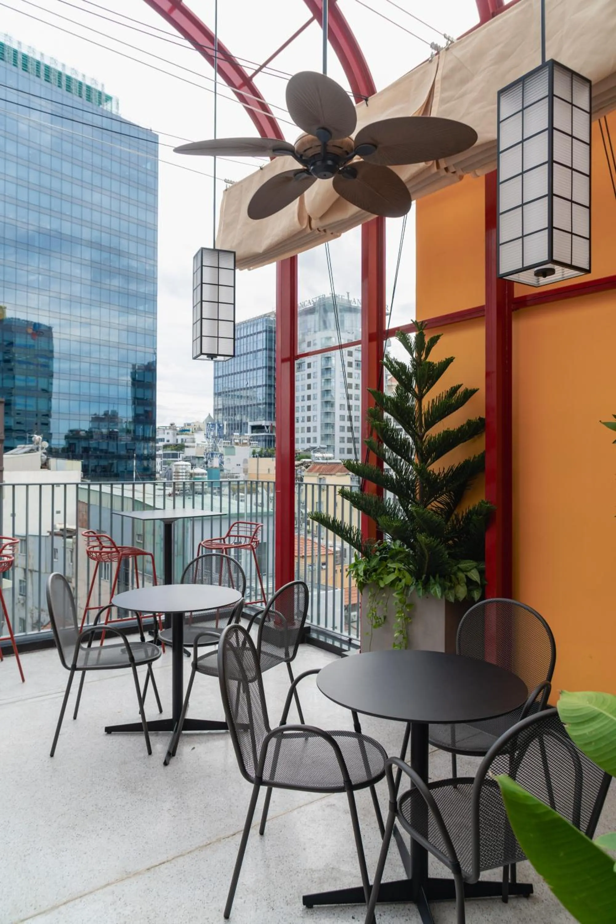 Patio in Suzu Saigon - A Boutique Hotel