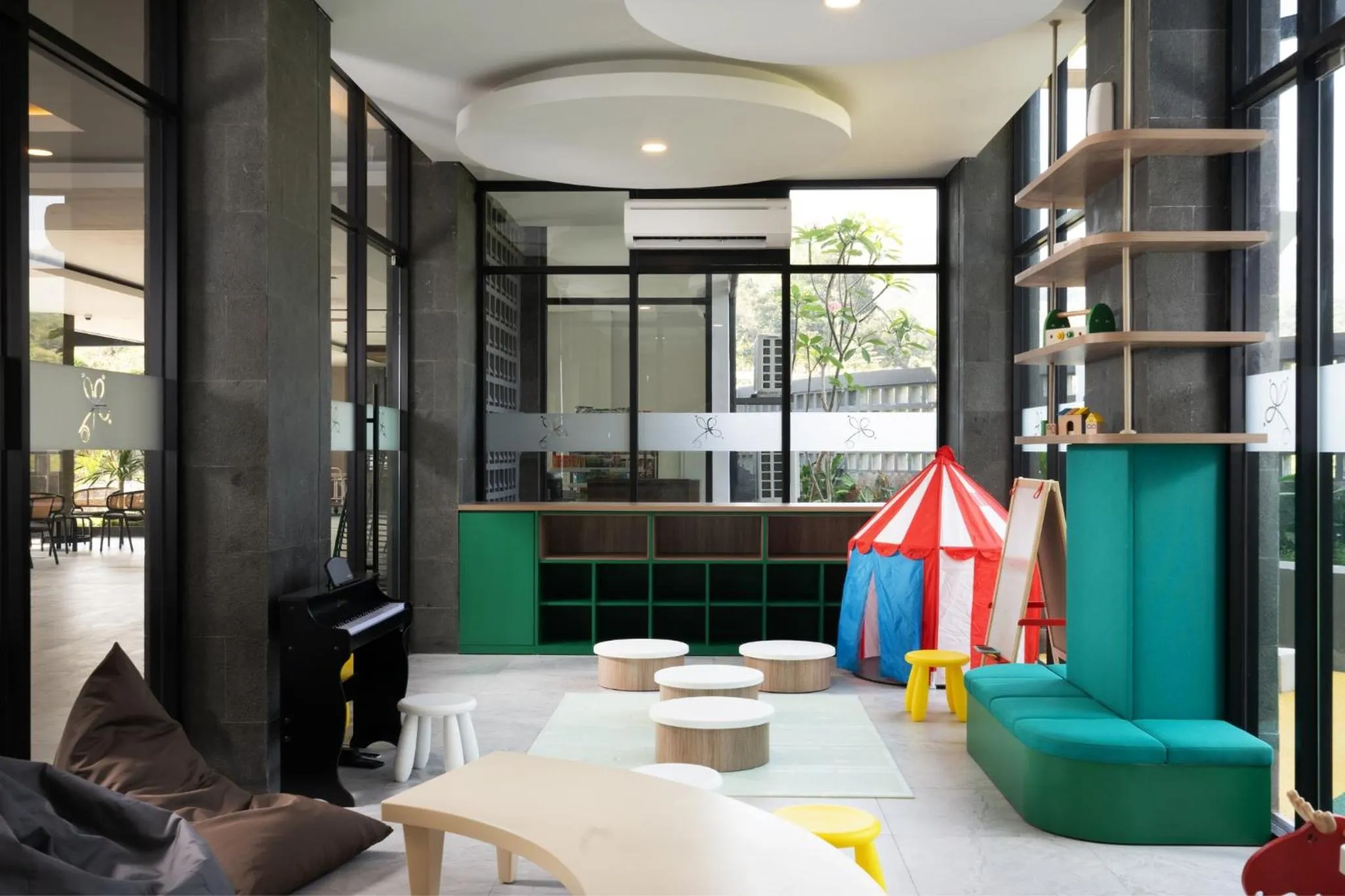 Children play ground in Laska Hotel & Resort Ciletuh