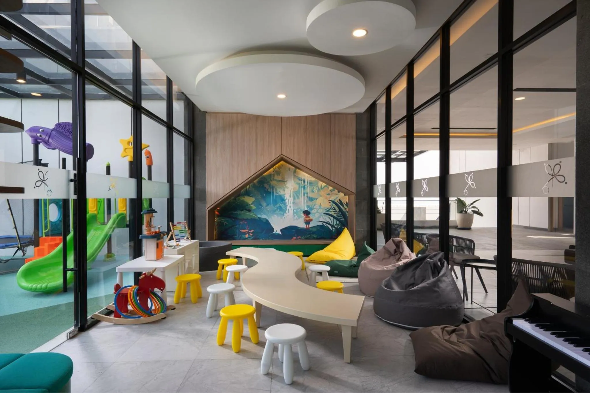 Children play ground in Laska Hotel & Resort Ciletuh