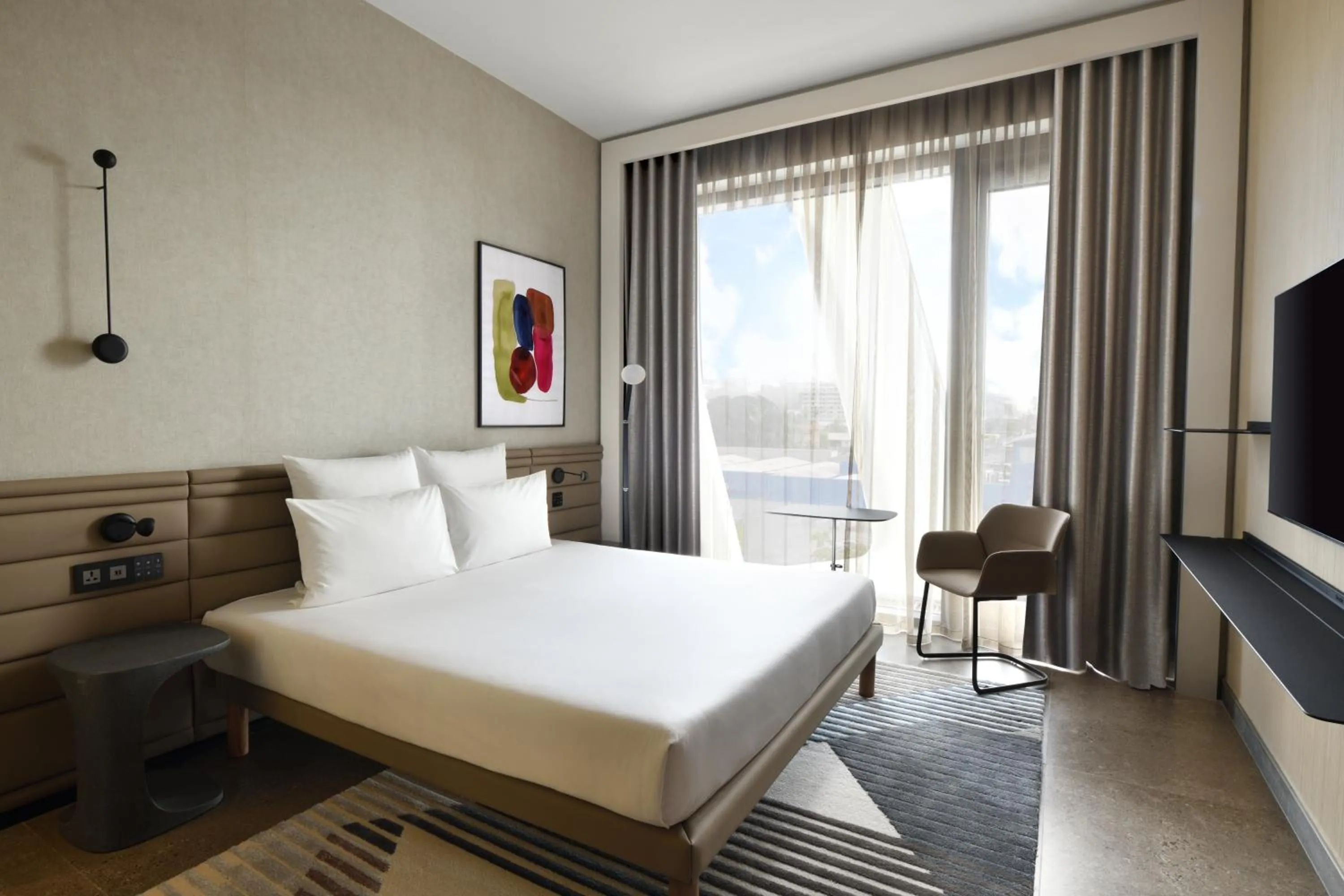 Bed in Novotel Abidjan Marcory