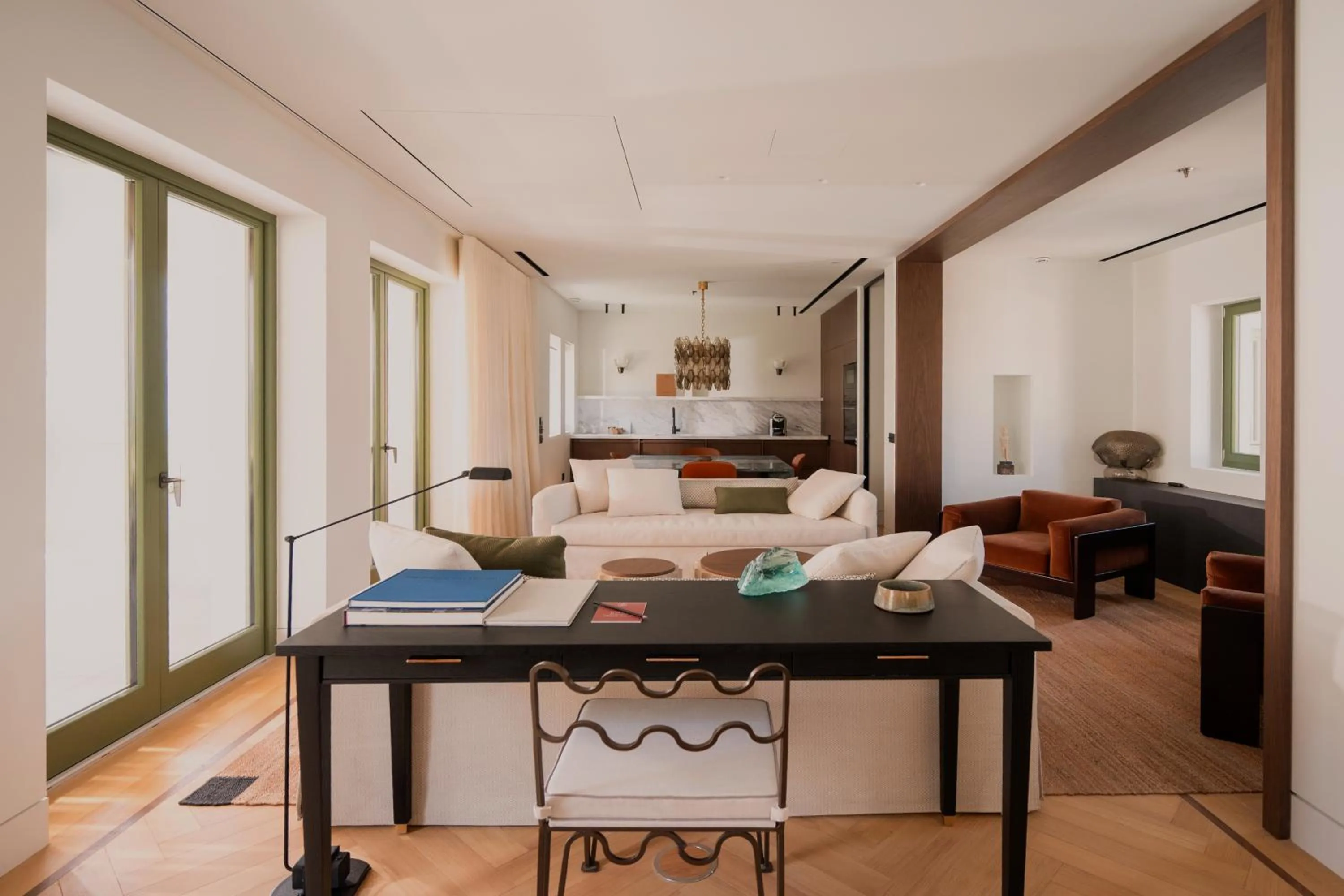 Living room in Athens Capital Suites-MGallery Collection