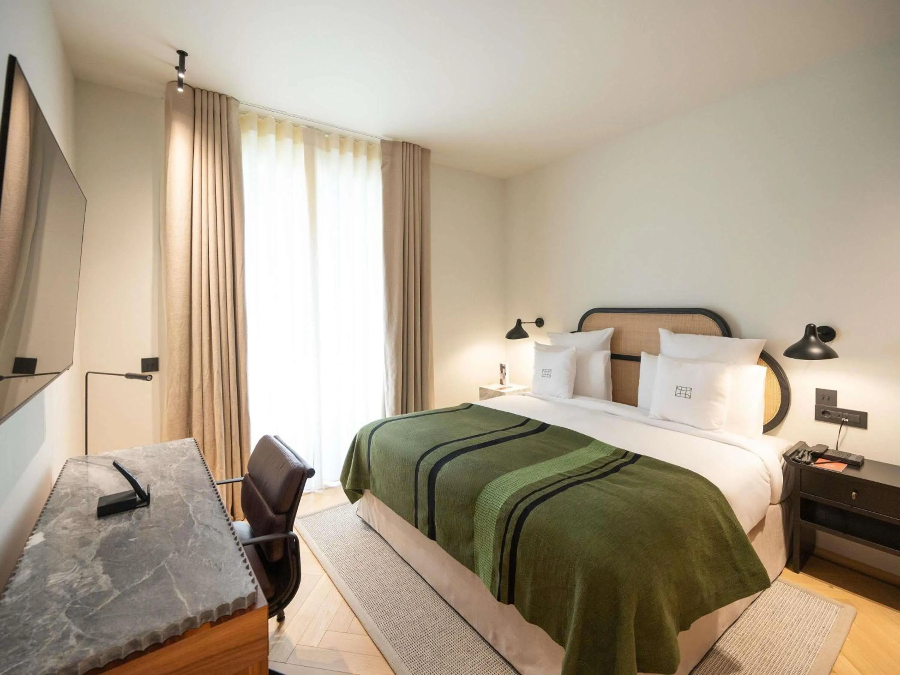 Bedroom, Bed in Athens Capital Suites-MGallery Collection