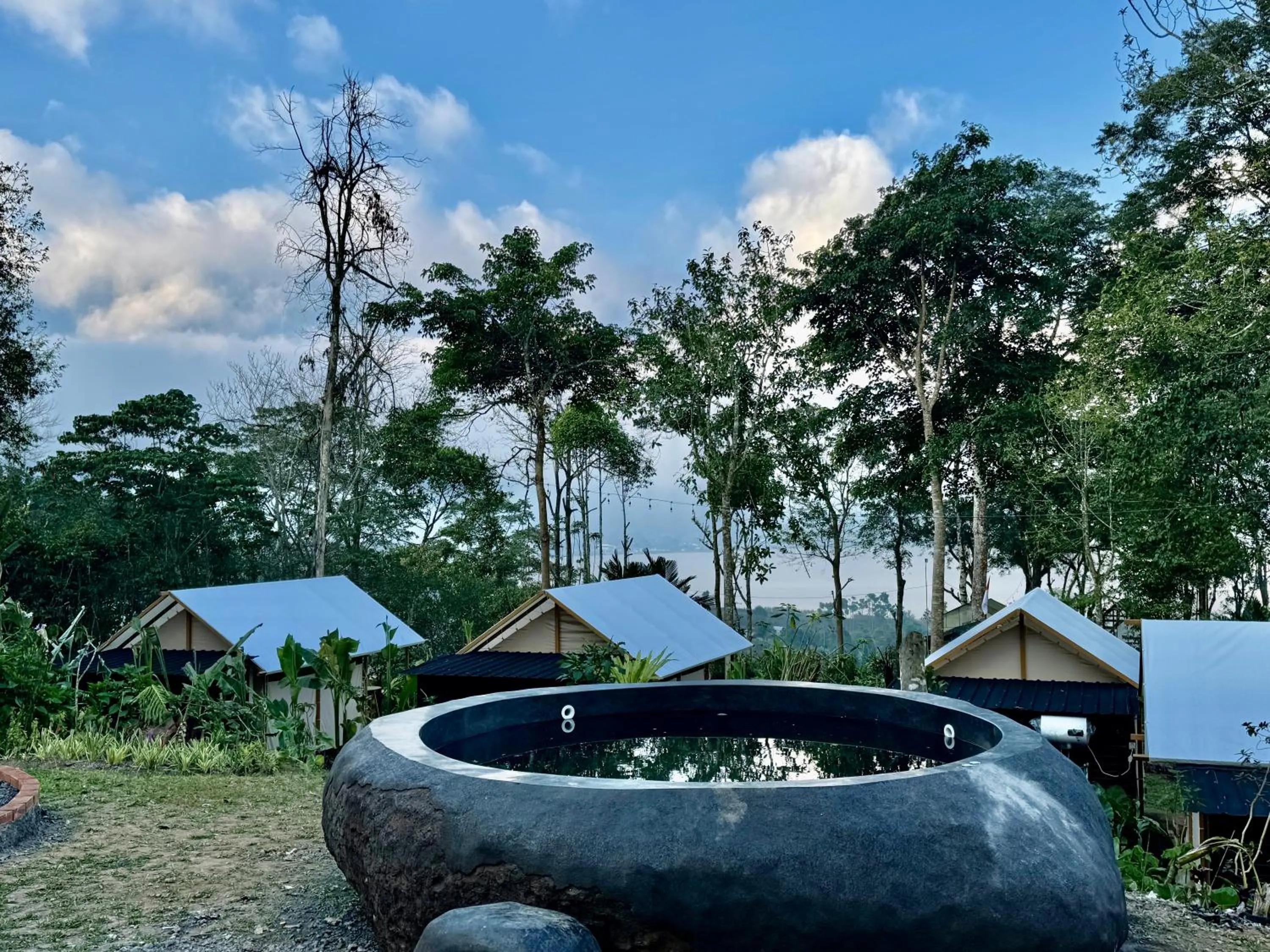 Garden in Green Lava Lake View Glamping Bedugul By IHM