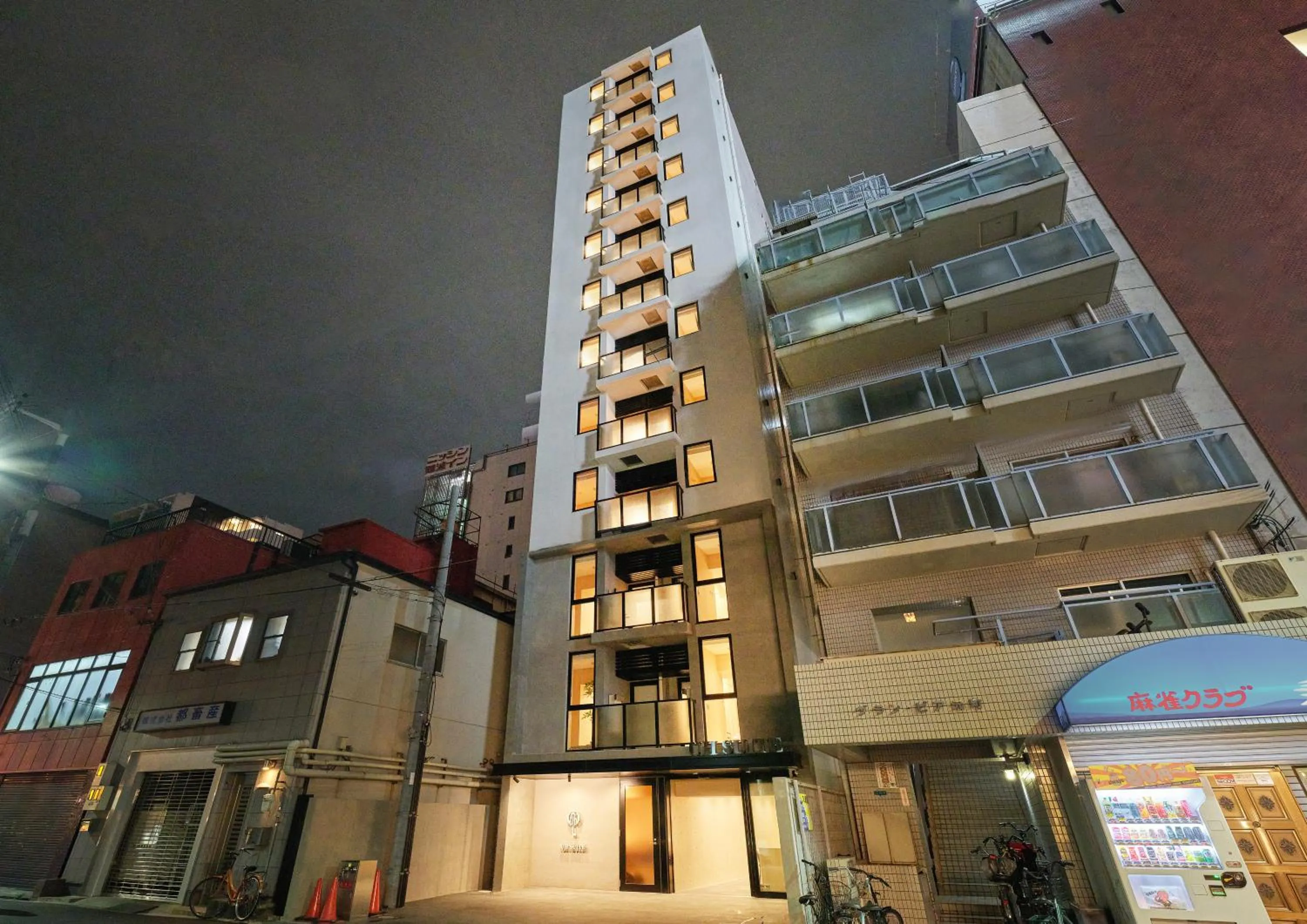 Facade/entrance in UH Suite Namba Station