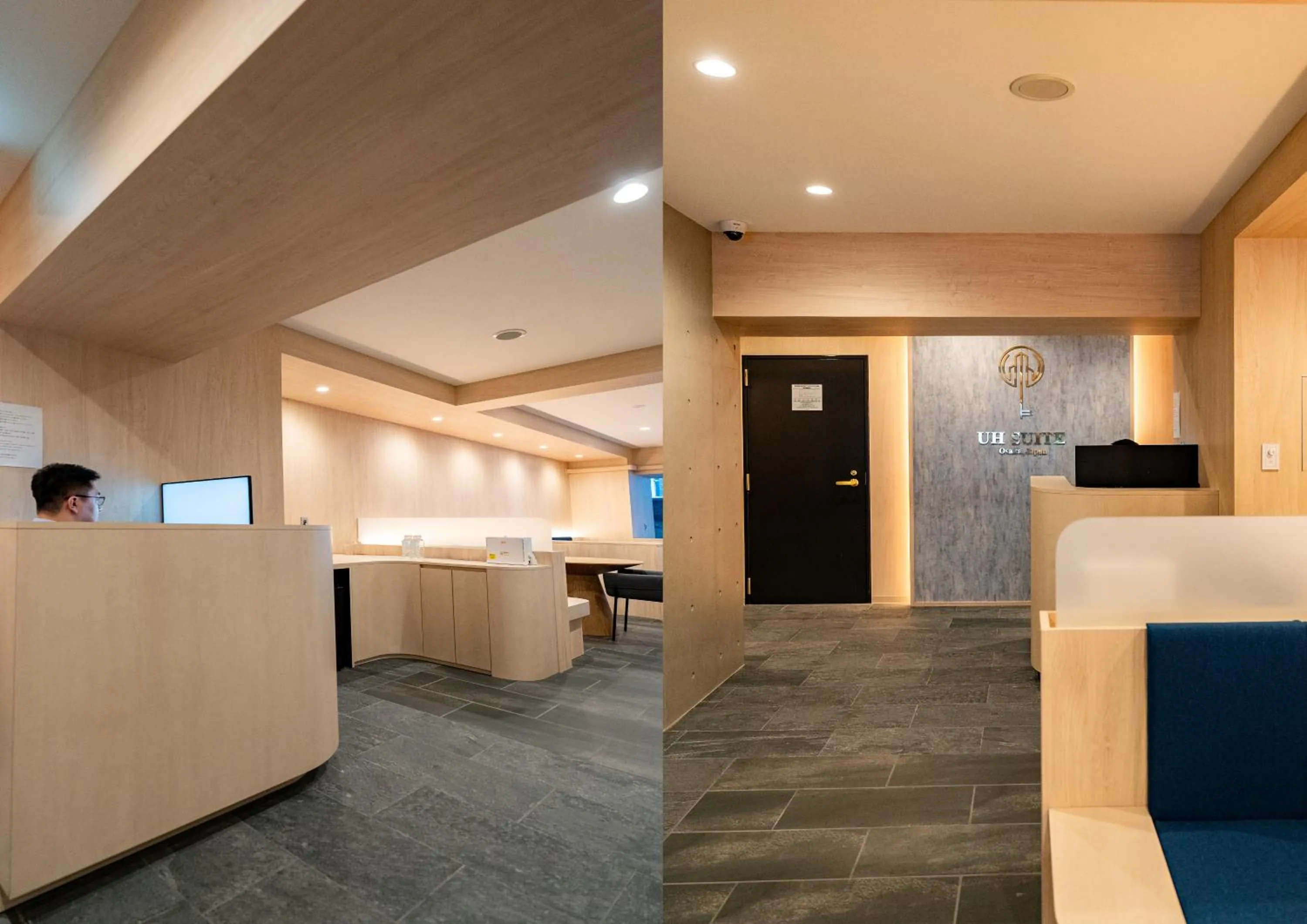 Lobby or reception in UH Suite Namba Station