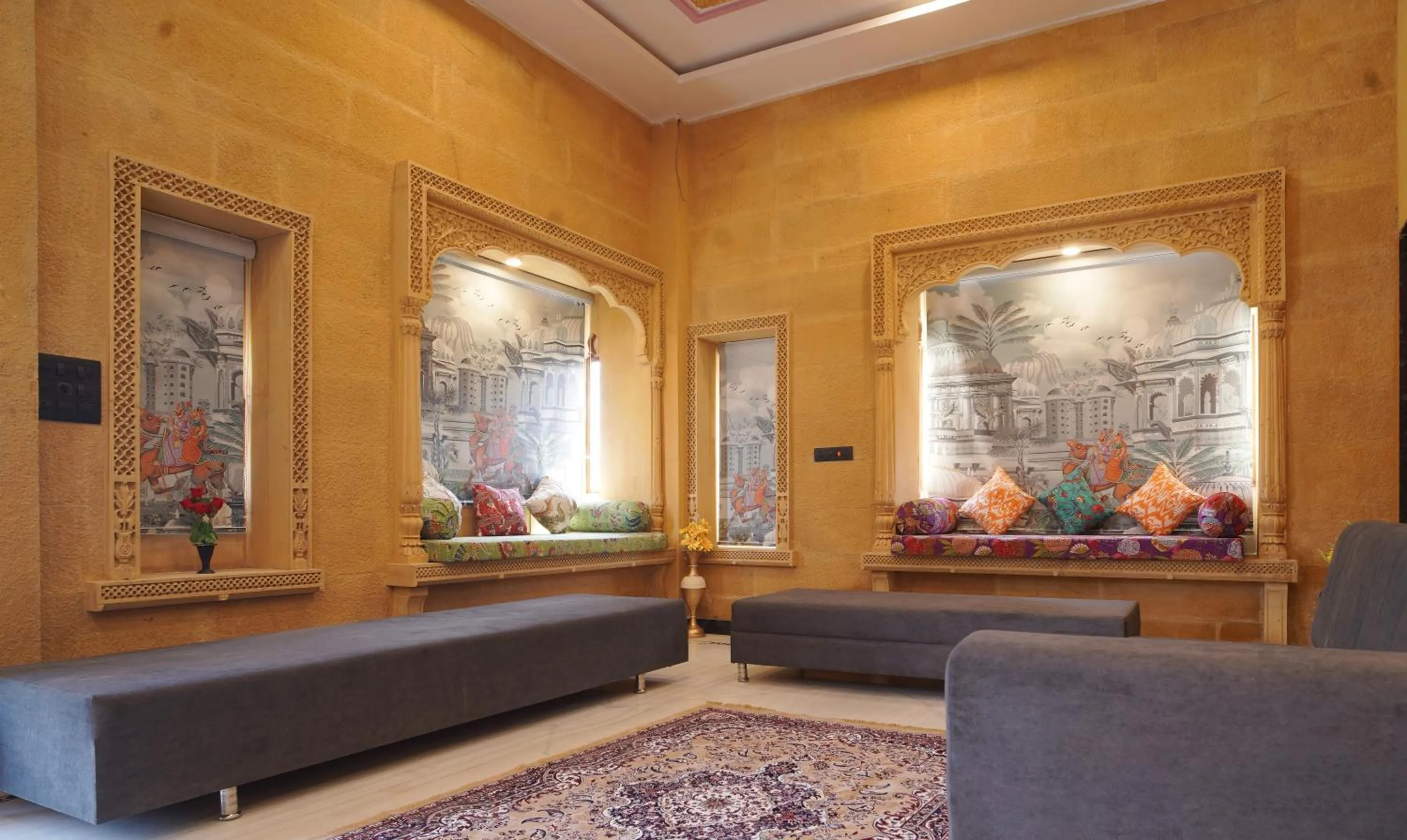 Seating area in Hotel Golden Signature