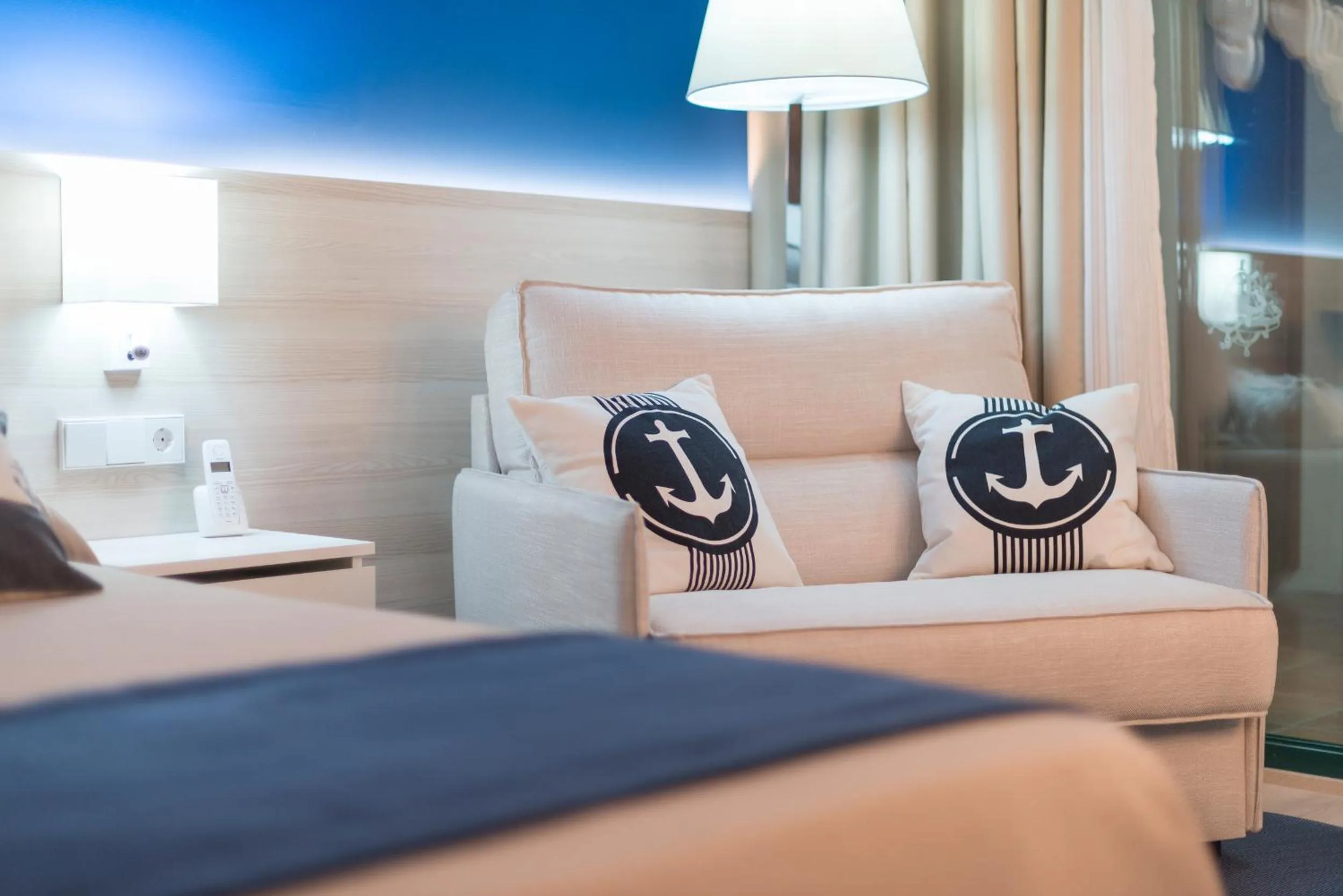 Decorative detail in Botel Alcudiamar - Alojamiento para Navegantes