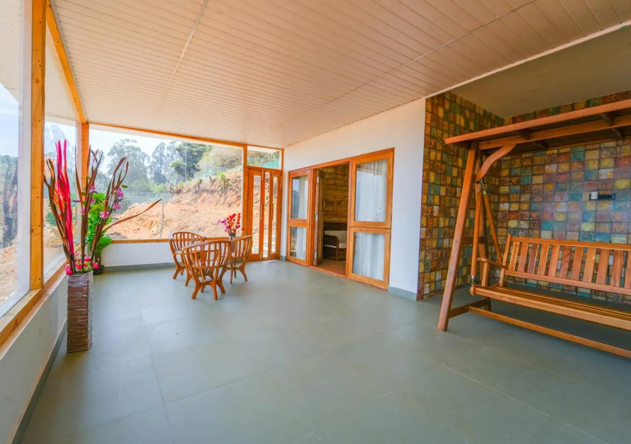 Patio in Silent Retreat Ooty Pool Resort by VOYE HOMES