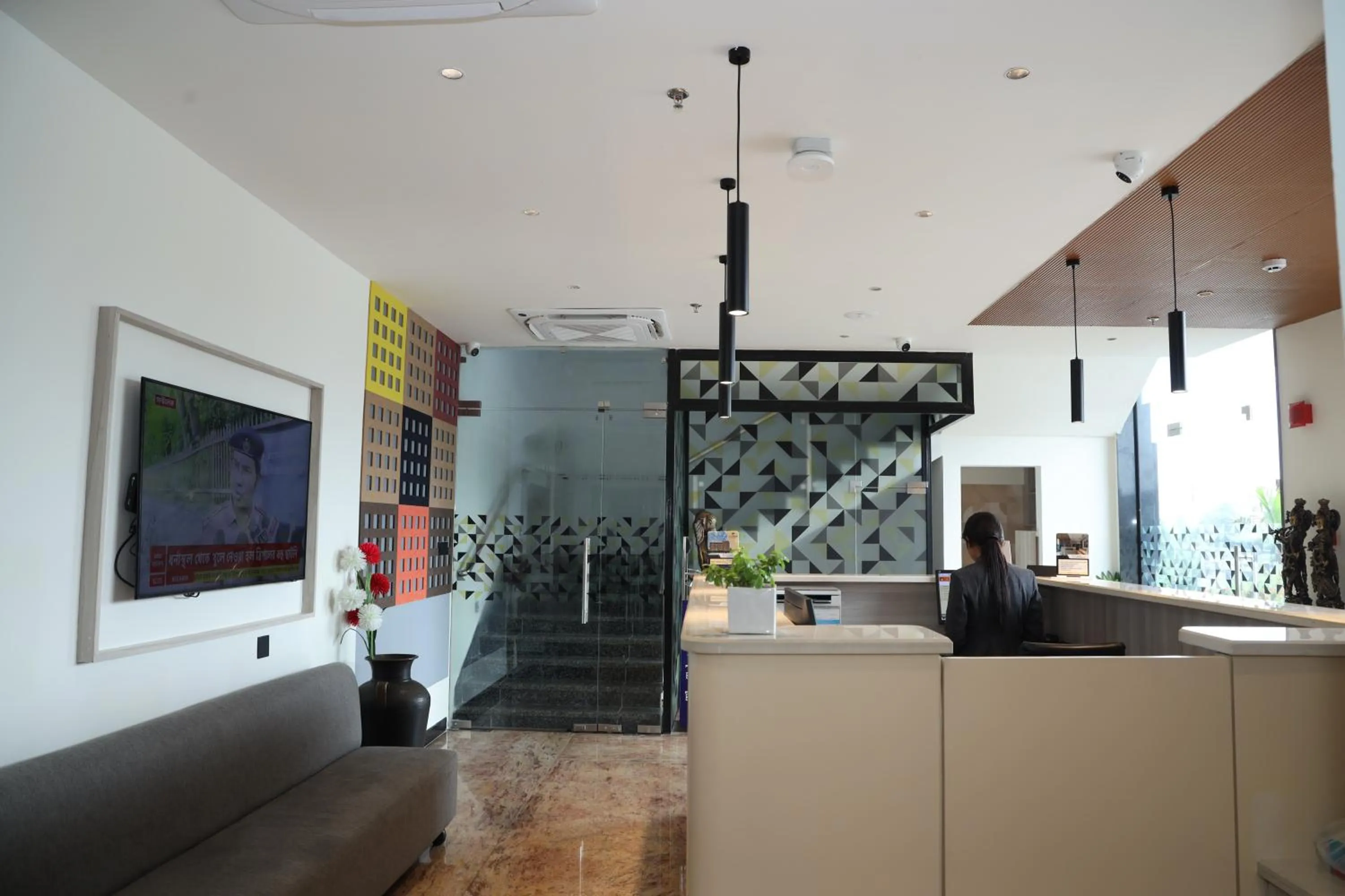 Lobby or reception in The Citi Residenci Hotel, Banskopa