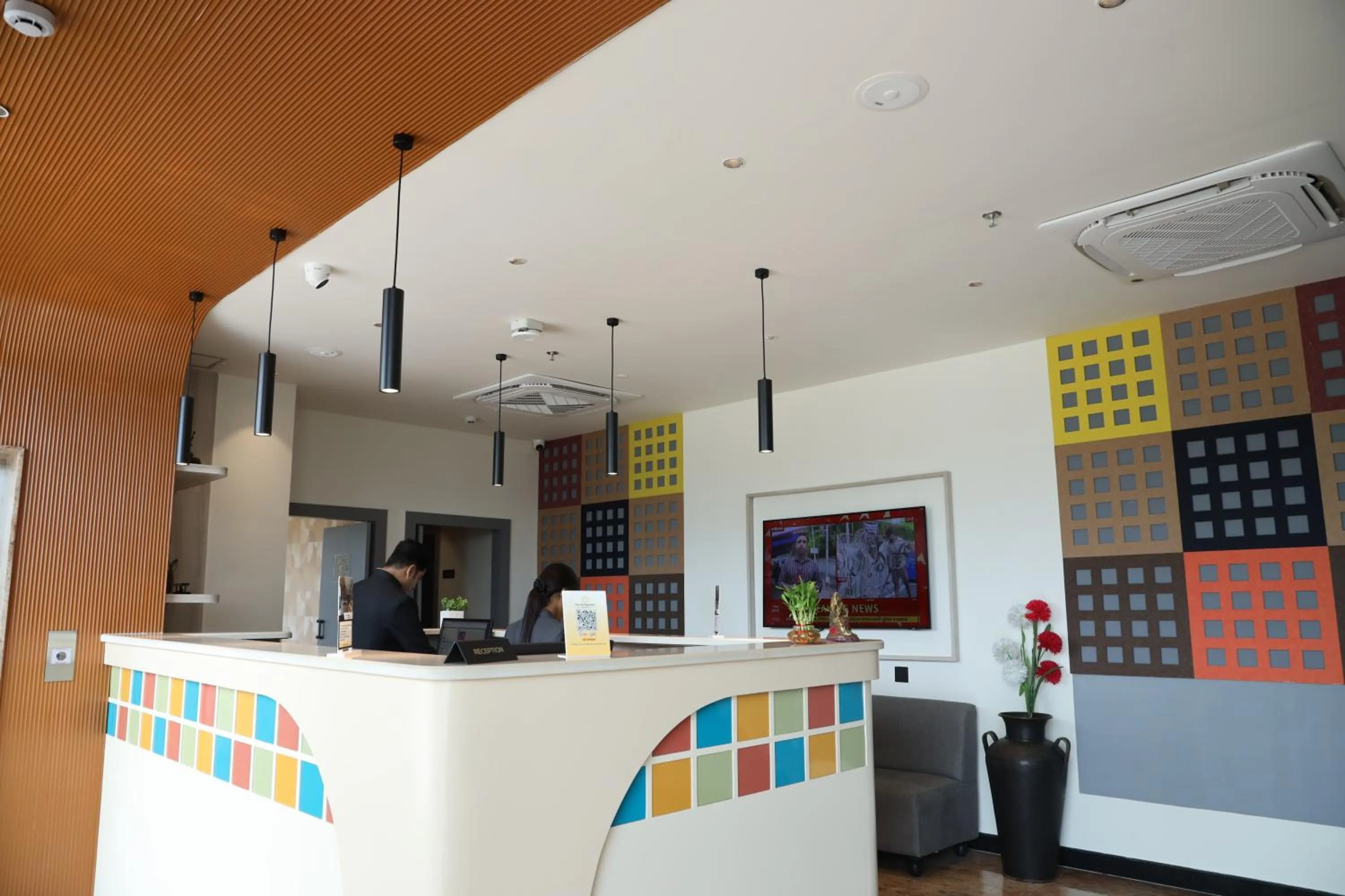 Lobby or reception in The Citi Residenci Hotel, Banskopa