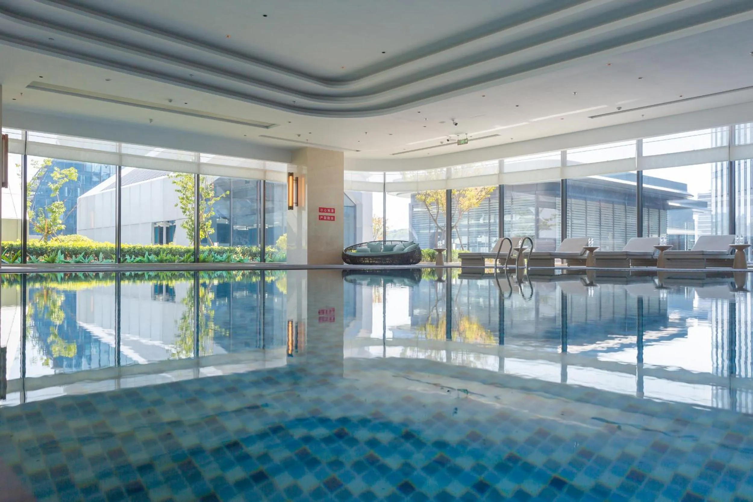 Pool view in Element Lishui