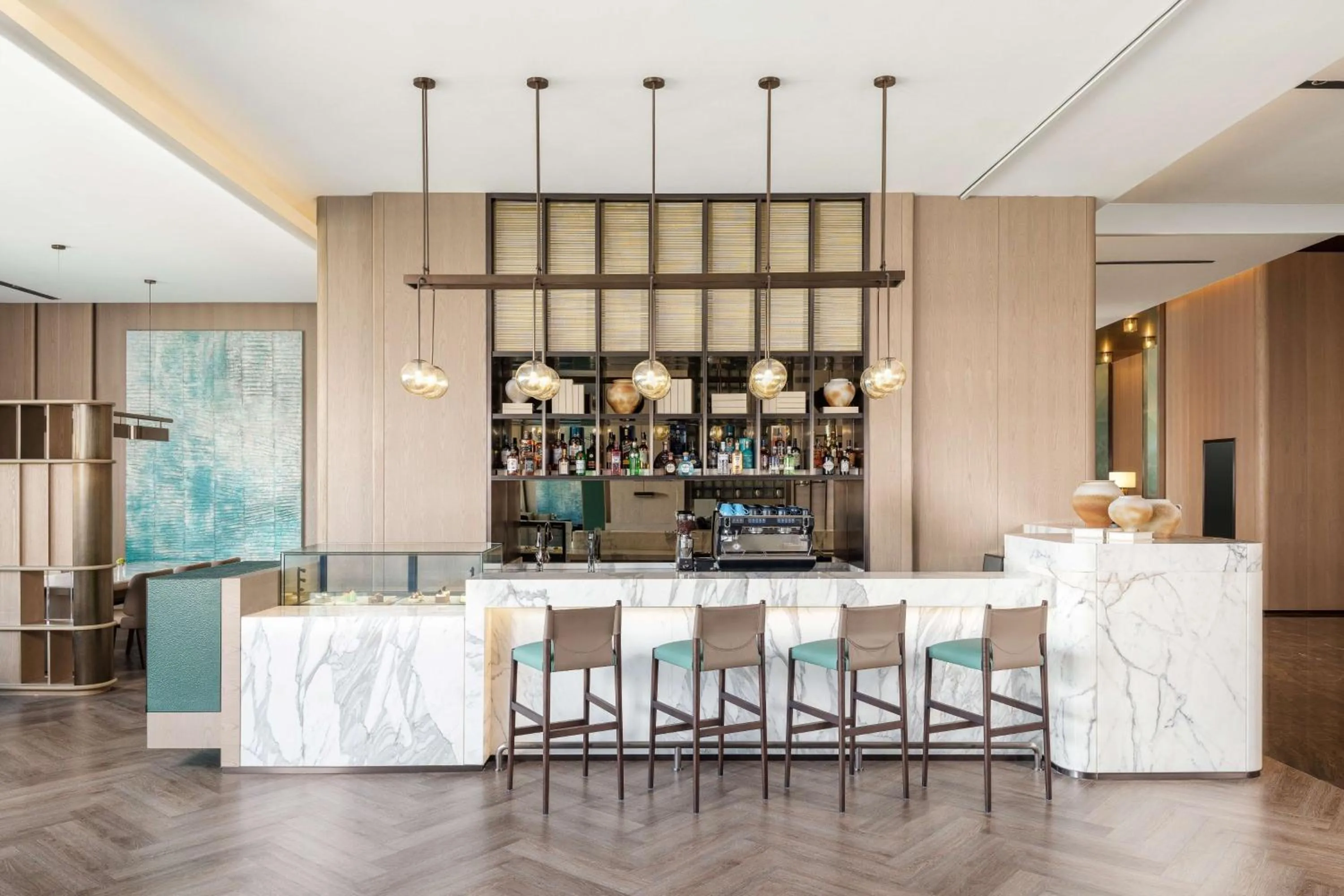 Lounge or bar in Lishui Marriott Hotel