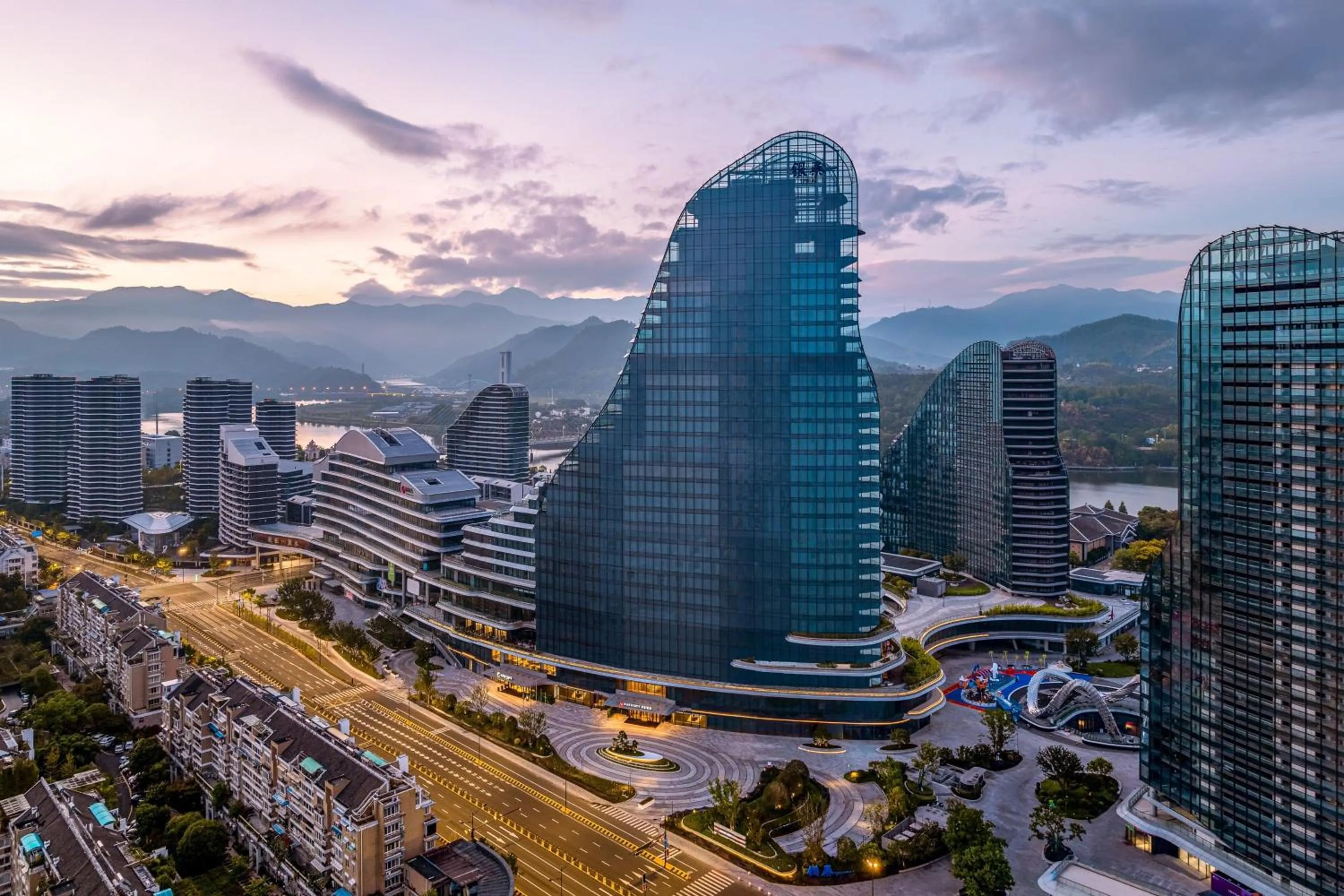 Property building in Lishui Marriott Hotel