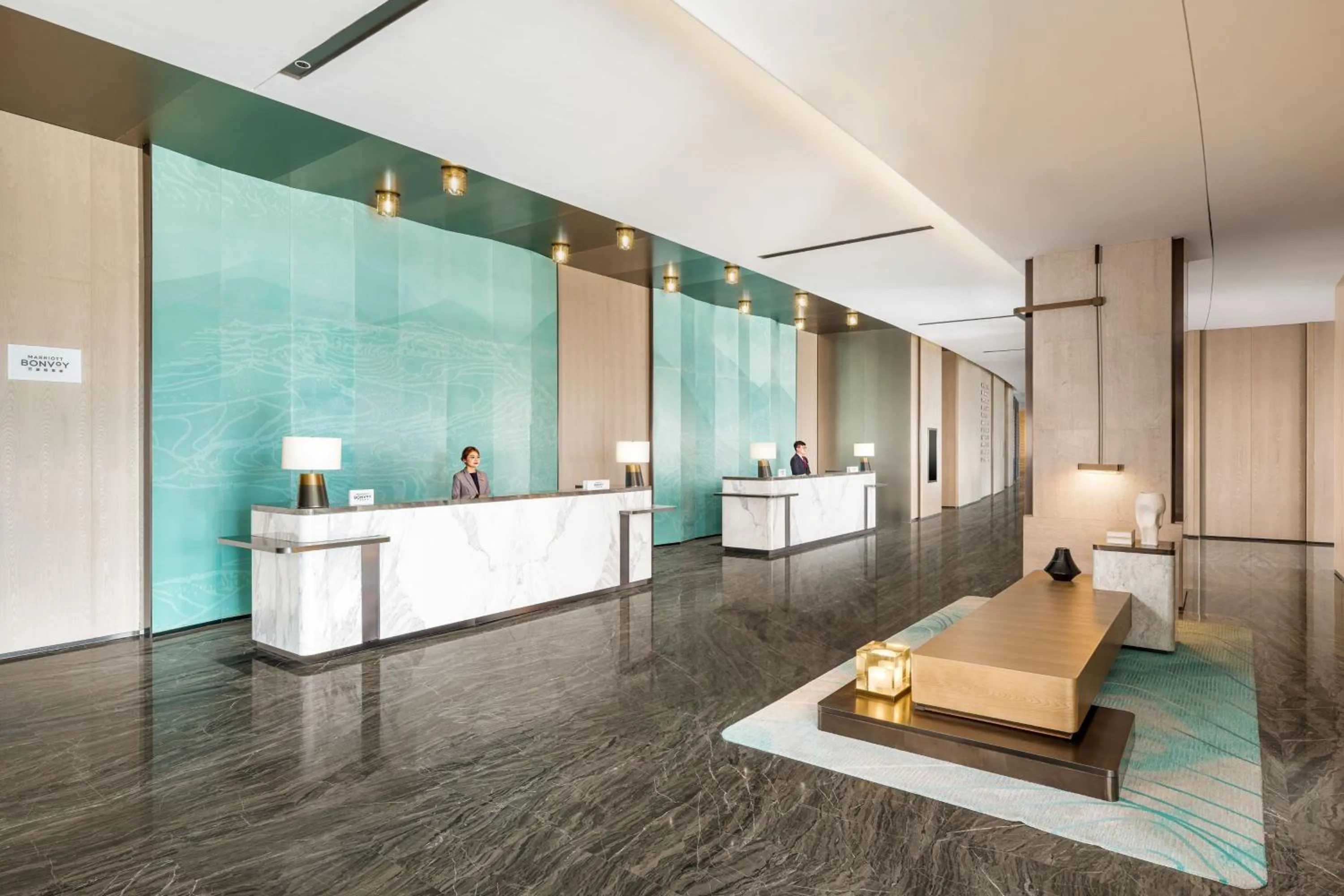 Lobby or reception in Lishui Marriott Hotel