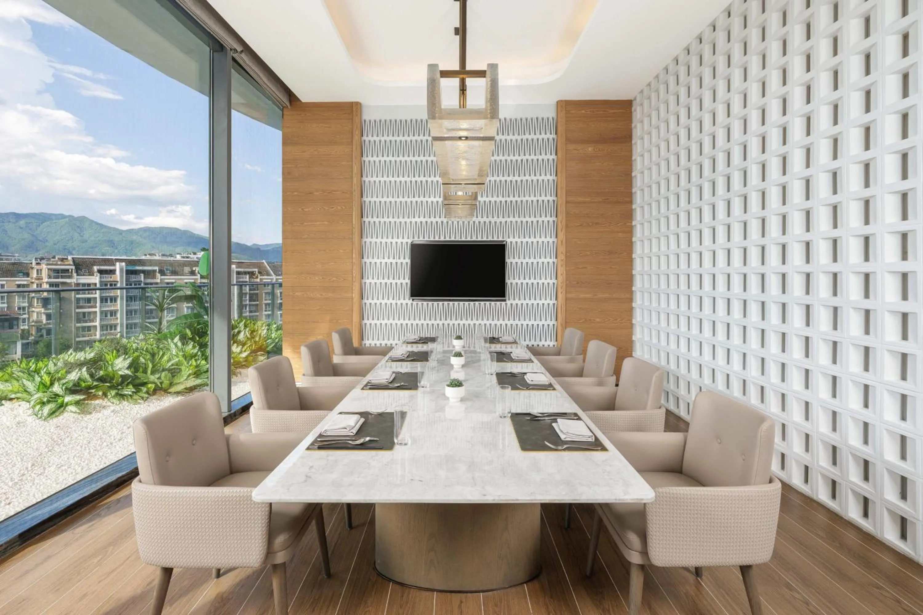 Lounge or bar in Lishui Marriott Hotel