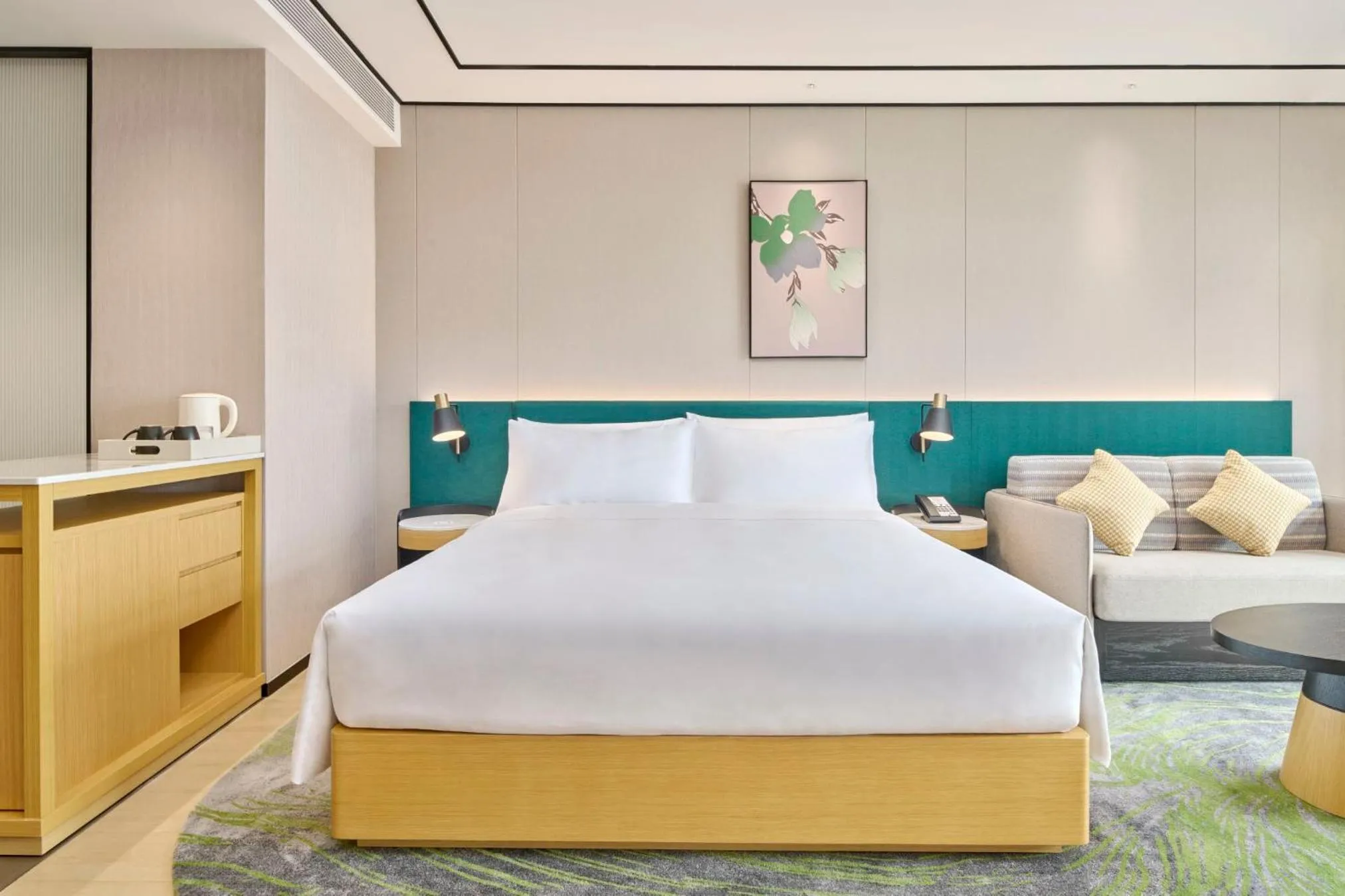 Bedroom, Bed in Hilton Garden Inn Foshan Lishui