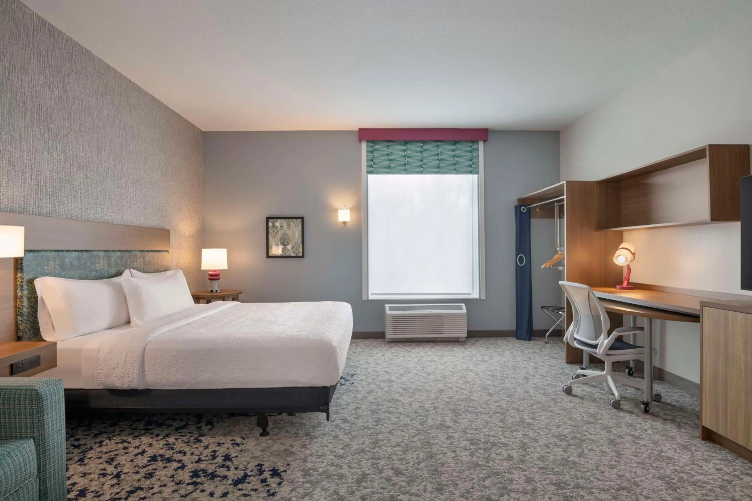 Bed in Home2 Suites By Hilton Sanford Orlando North