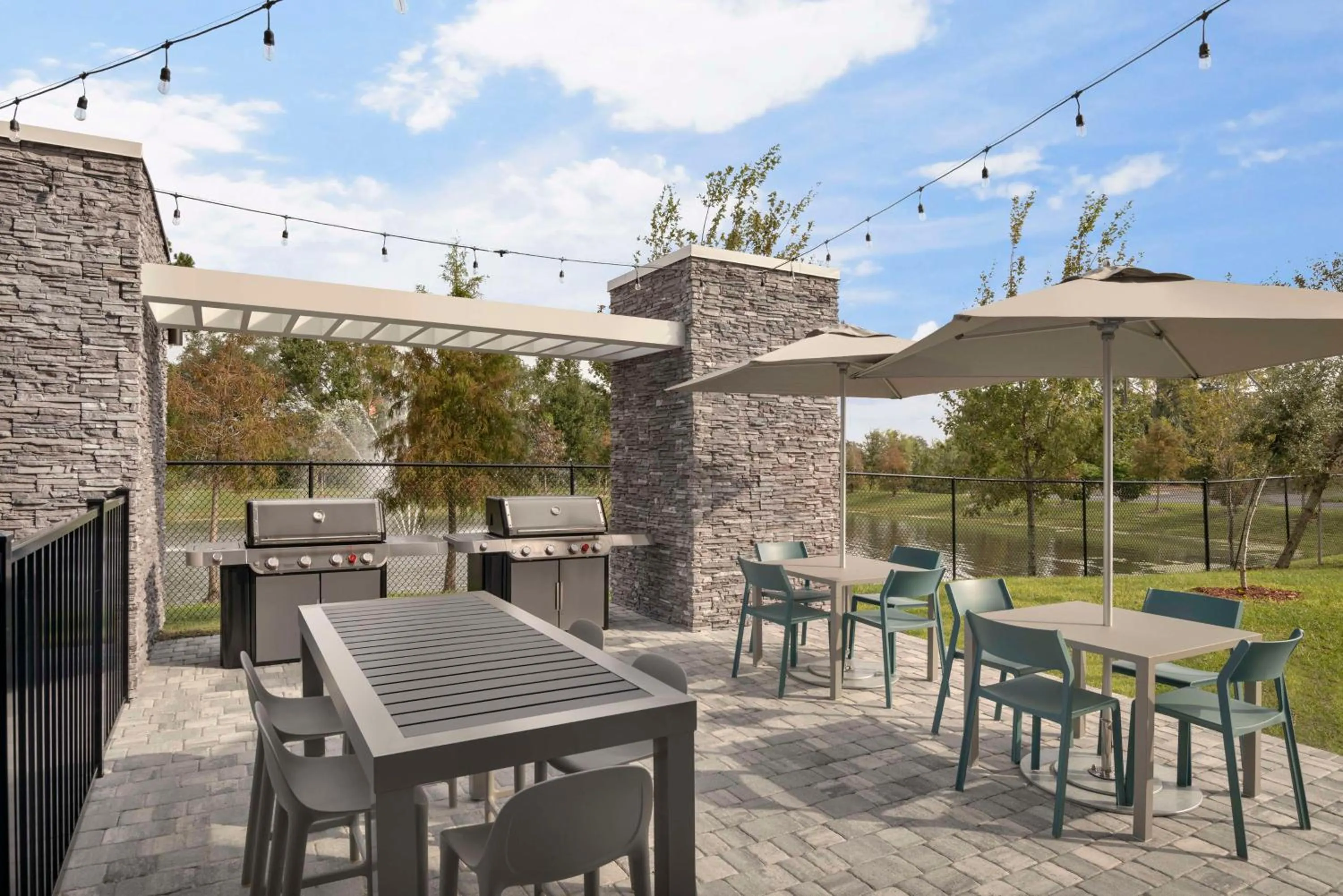 Patio in Home2 Suites By Hilton Sanford Orlando North