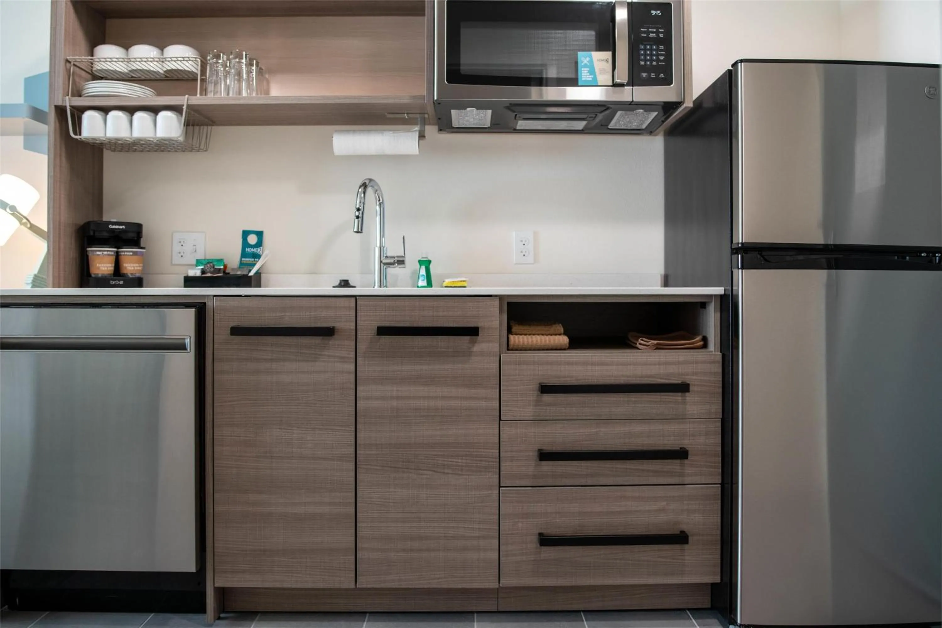 Kitchen or kitchenette in Home2 Suites By Hilton Effingham