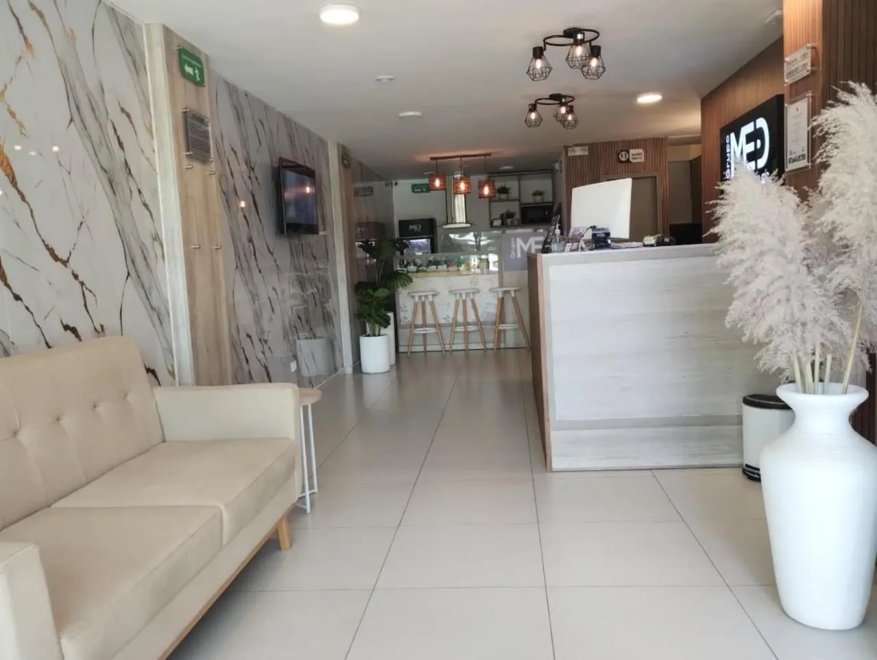 Lobby or reception in Hotel Med Llanogrande