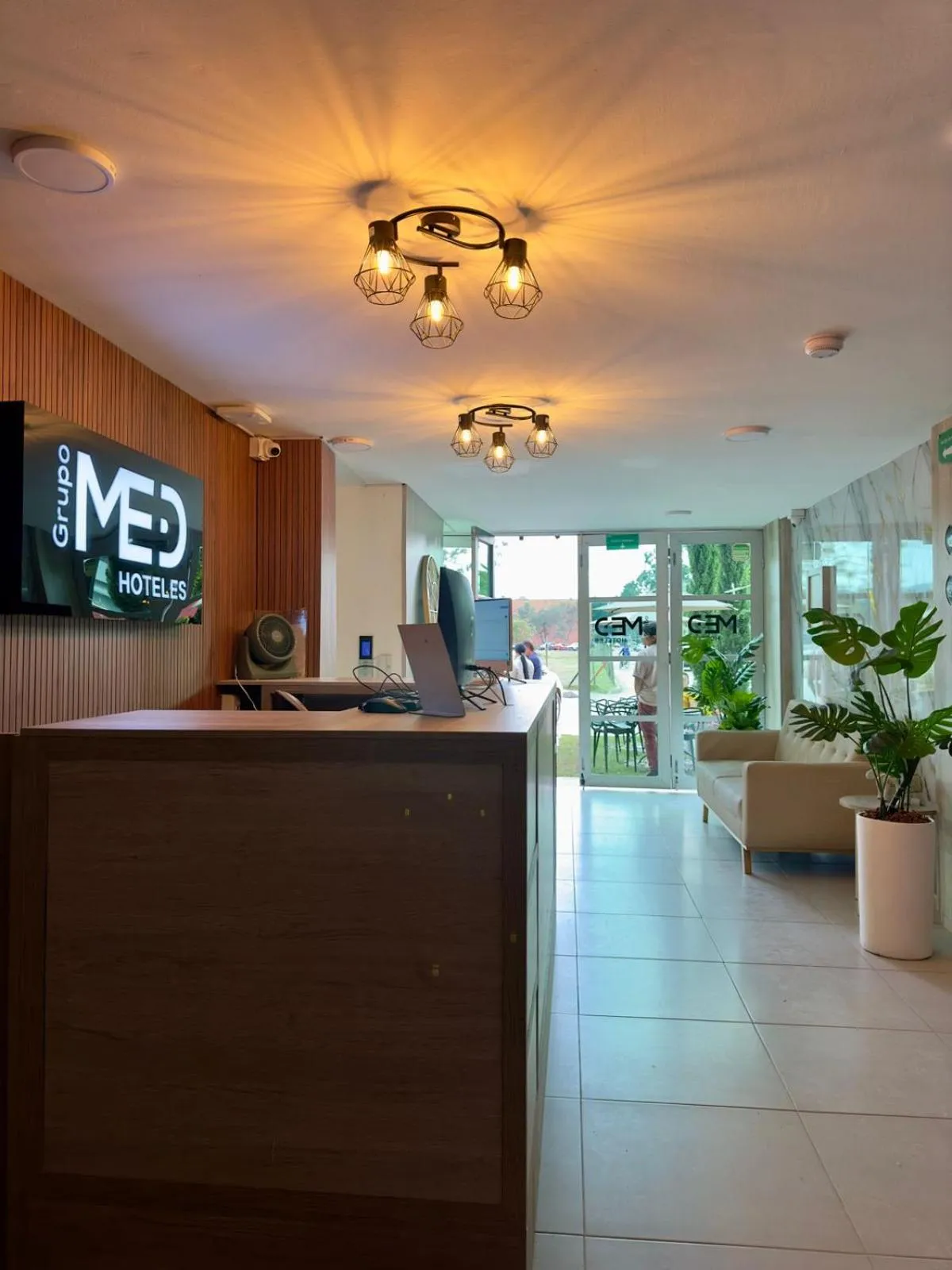 Lobby or reception in Hotel Med Llanogrande