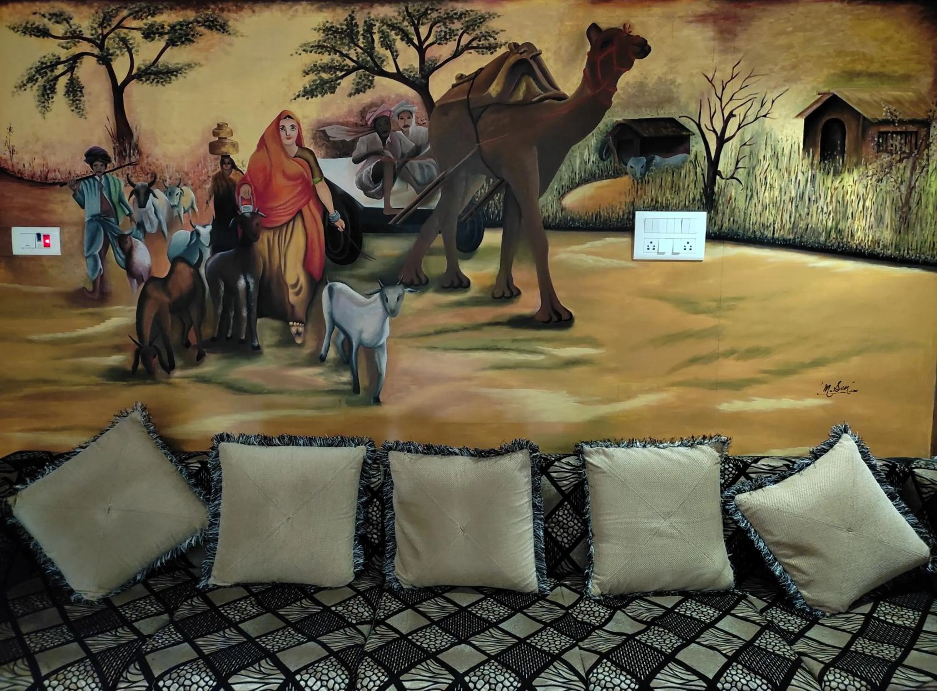 Property building in Hotel Krishna Ji