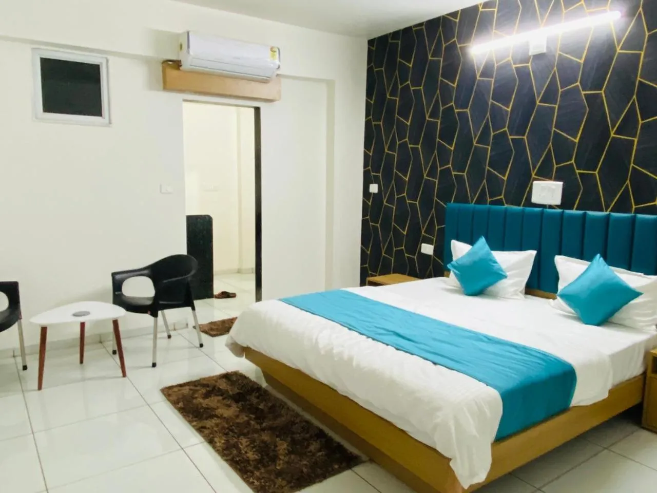 Bed in Hotel Balaji Villa