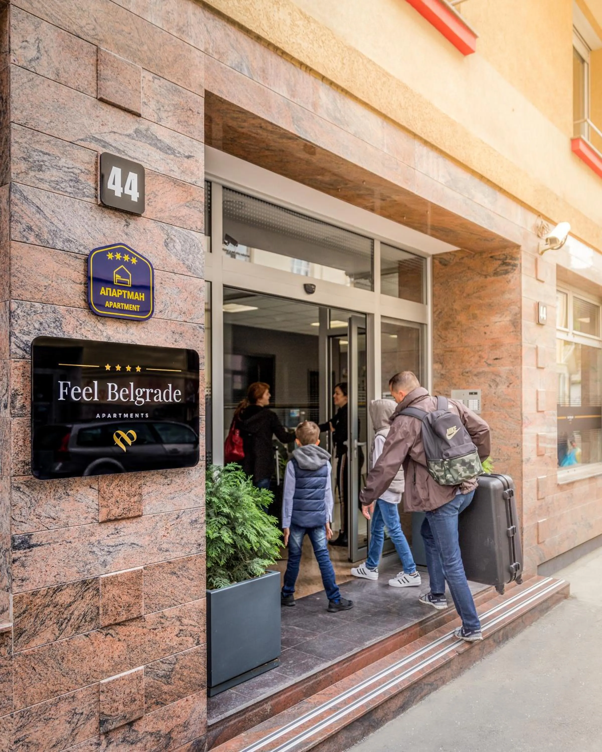 People in Feel Belgrade Apartments