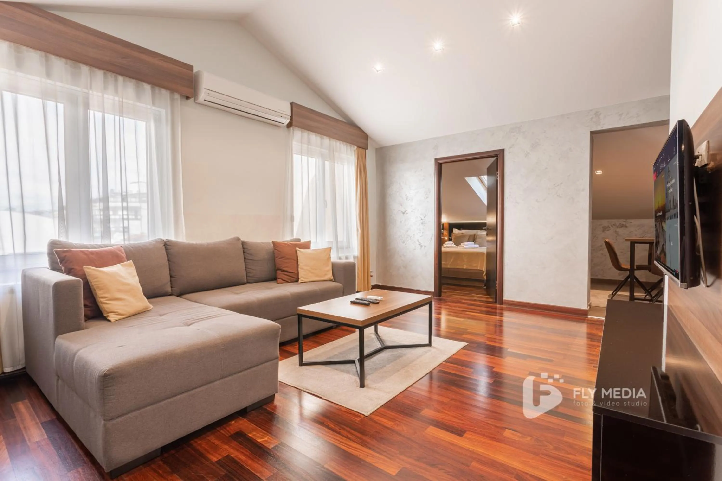 Living room in Feel Belgrade Apartments