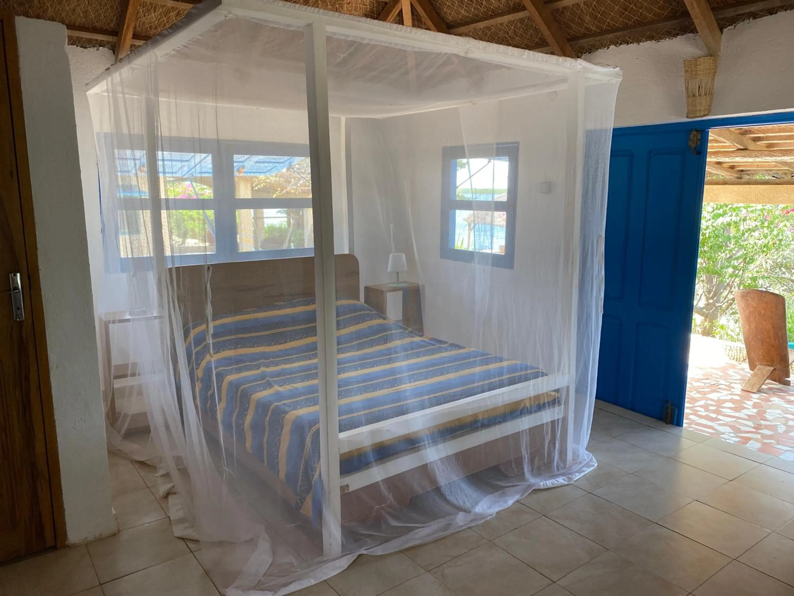 Bed in Bazouk Du Saloum Ecolodge Solidaire