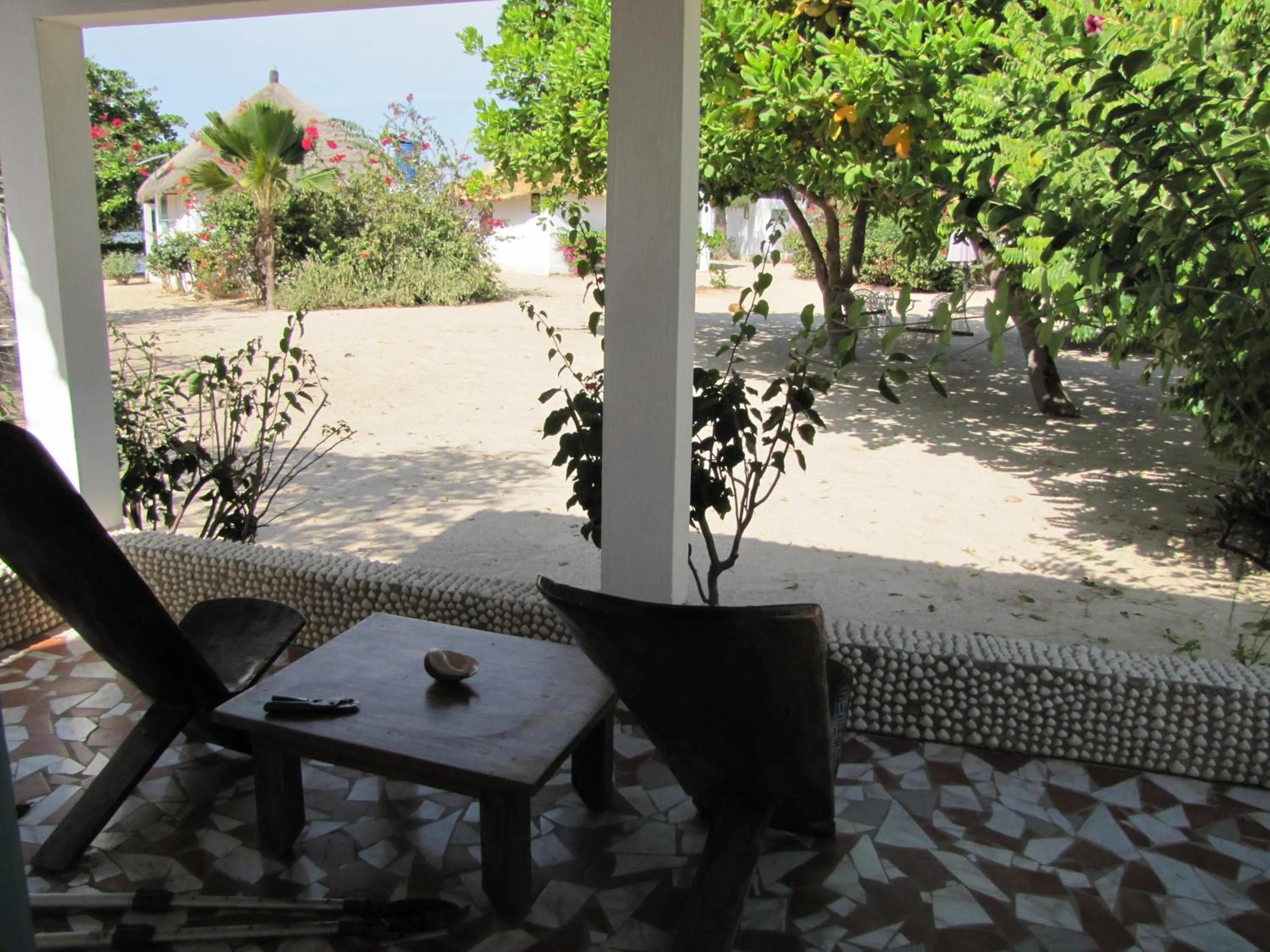 Balcony/Terrace in Bazouk Du Saloum Ecolodge Solidaire