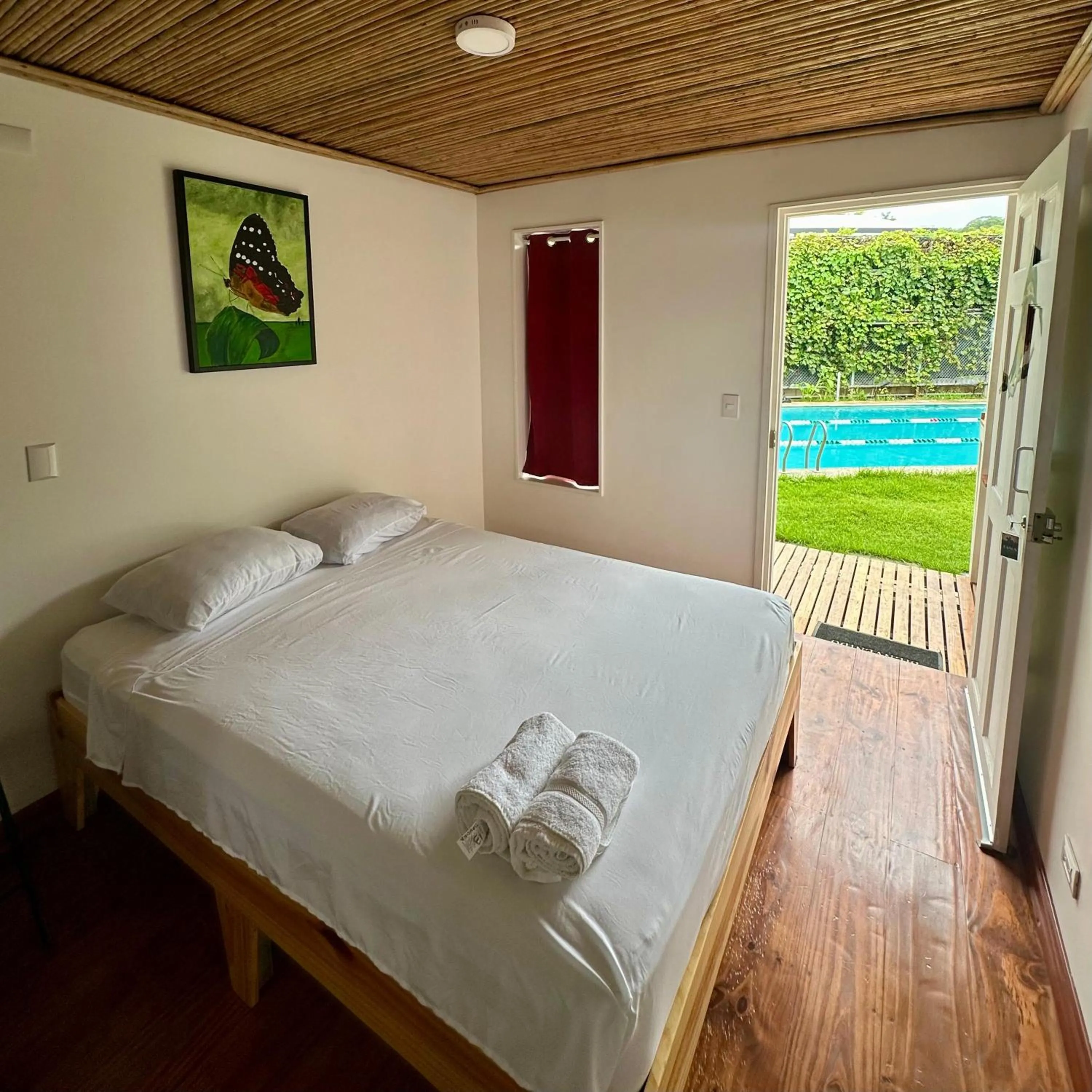 Bed in Hotel Tama Lodge