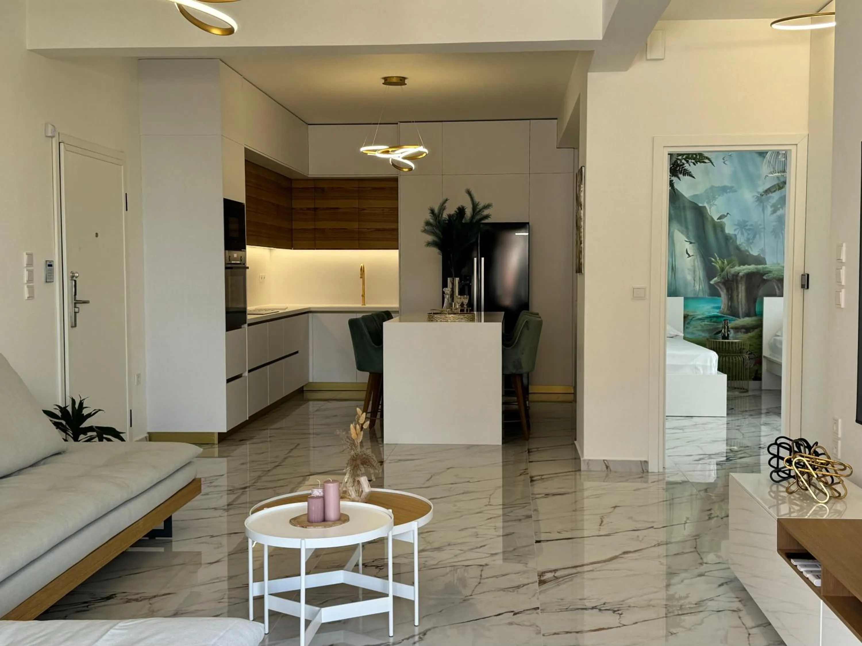 Kitchen or kitchenette in Madi Luxury Stay Patra