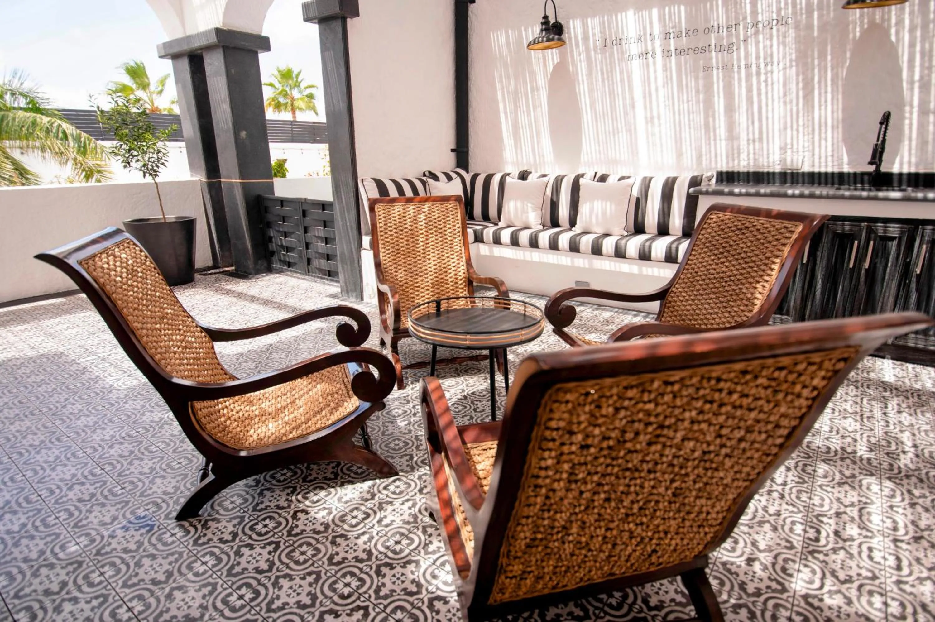 Balcony/Terrace in Casa 1880 - Adults Only