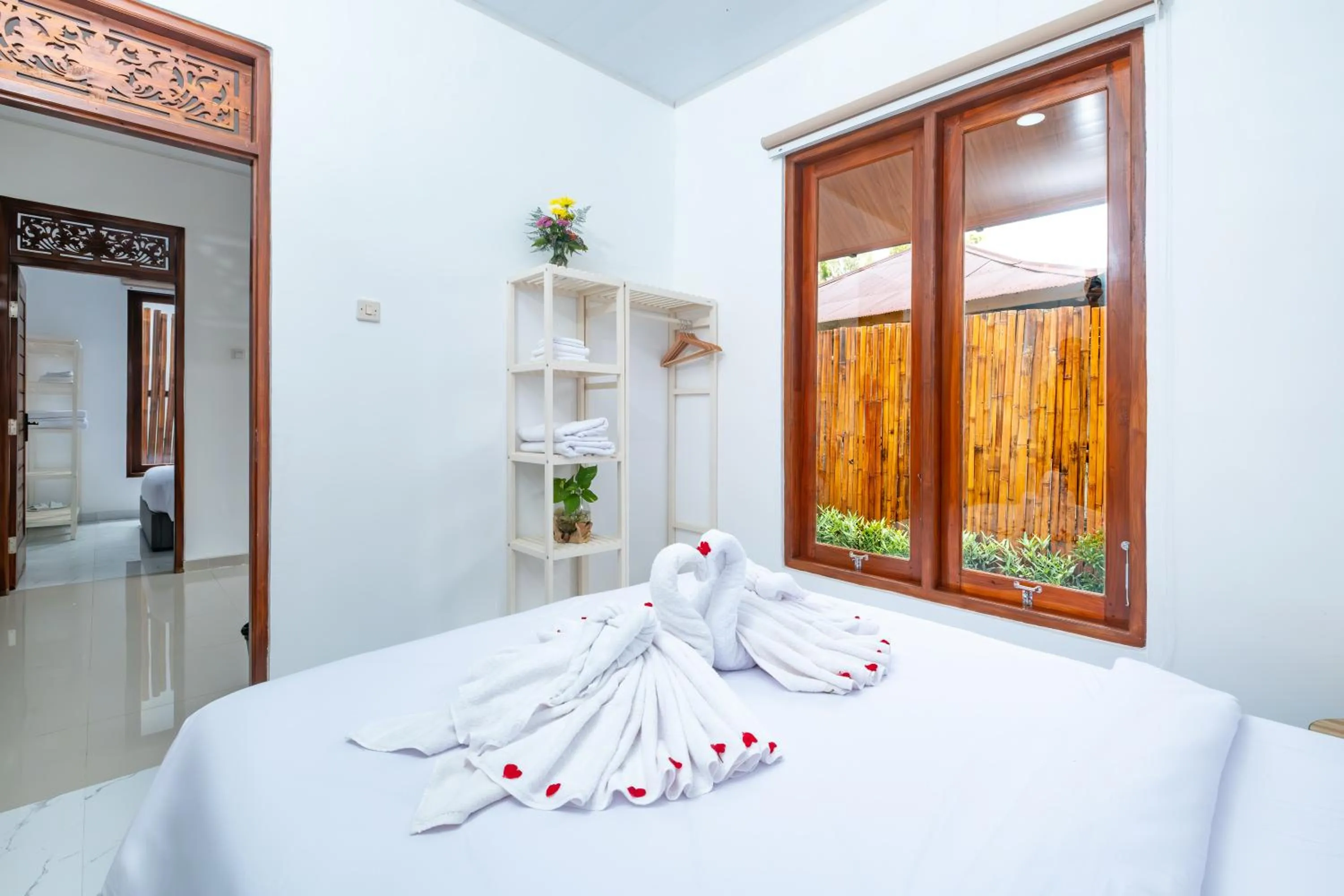 Bed in Villa Kayu Amertha