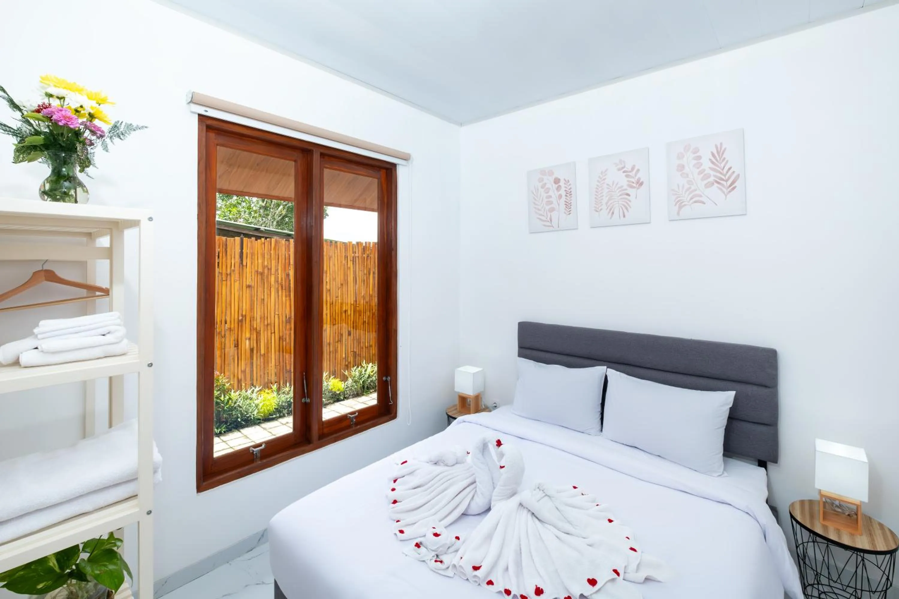 Bed in Villa Kayu Amertha