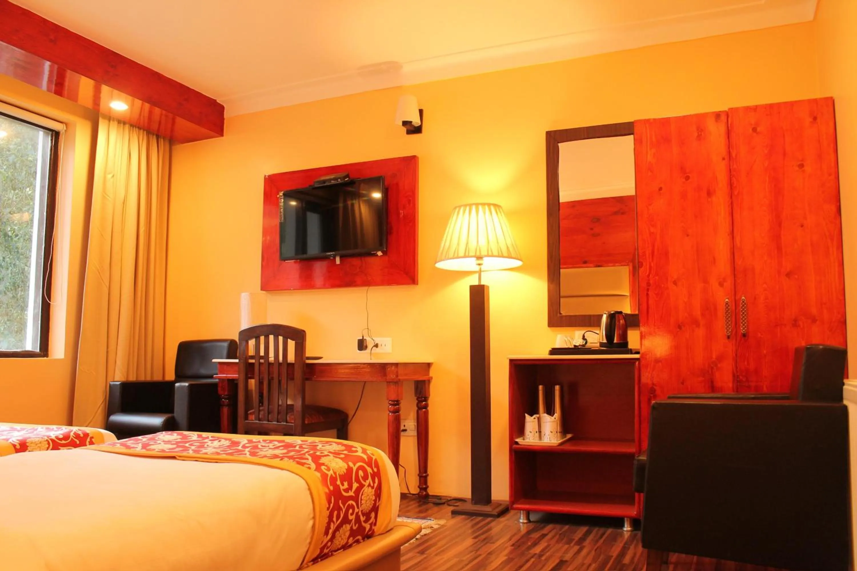 room service, Bed in The Highland Mountain Resort & Spa