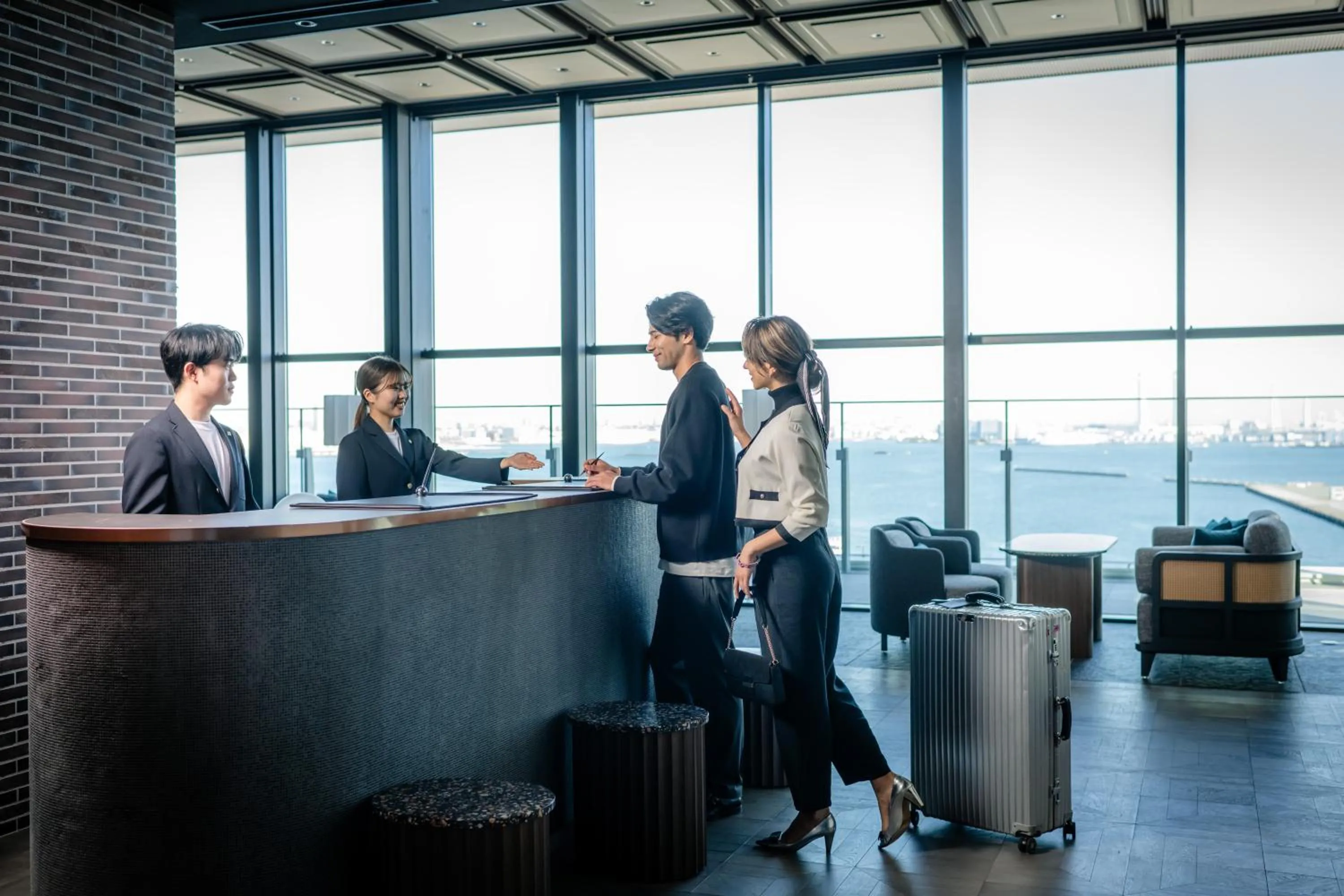 Lobby or reception in The Gate Hotel Yokohama by Hulic