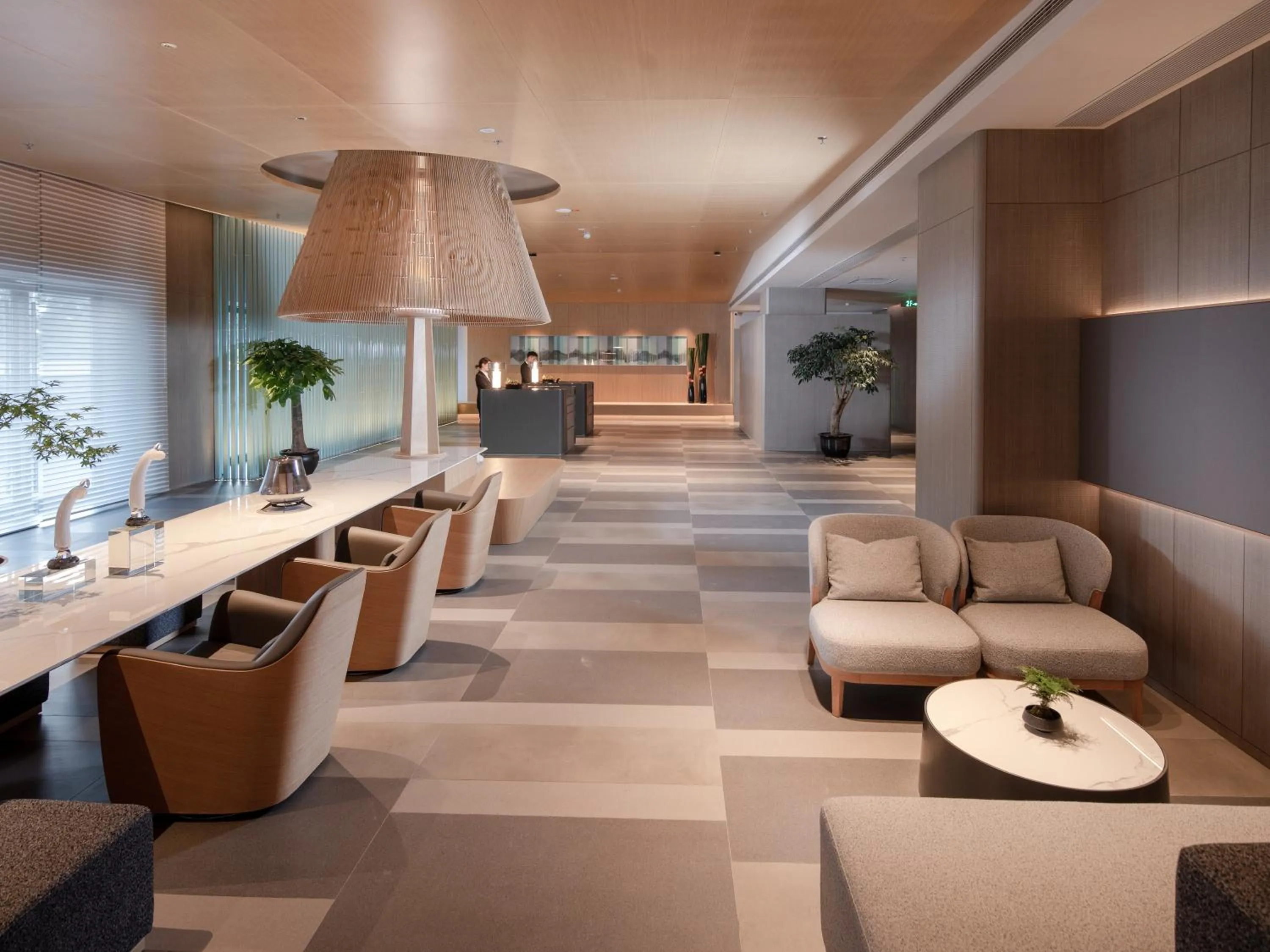 Lobby or reception in Pagoda Hotel Hangzhou Zijingang