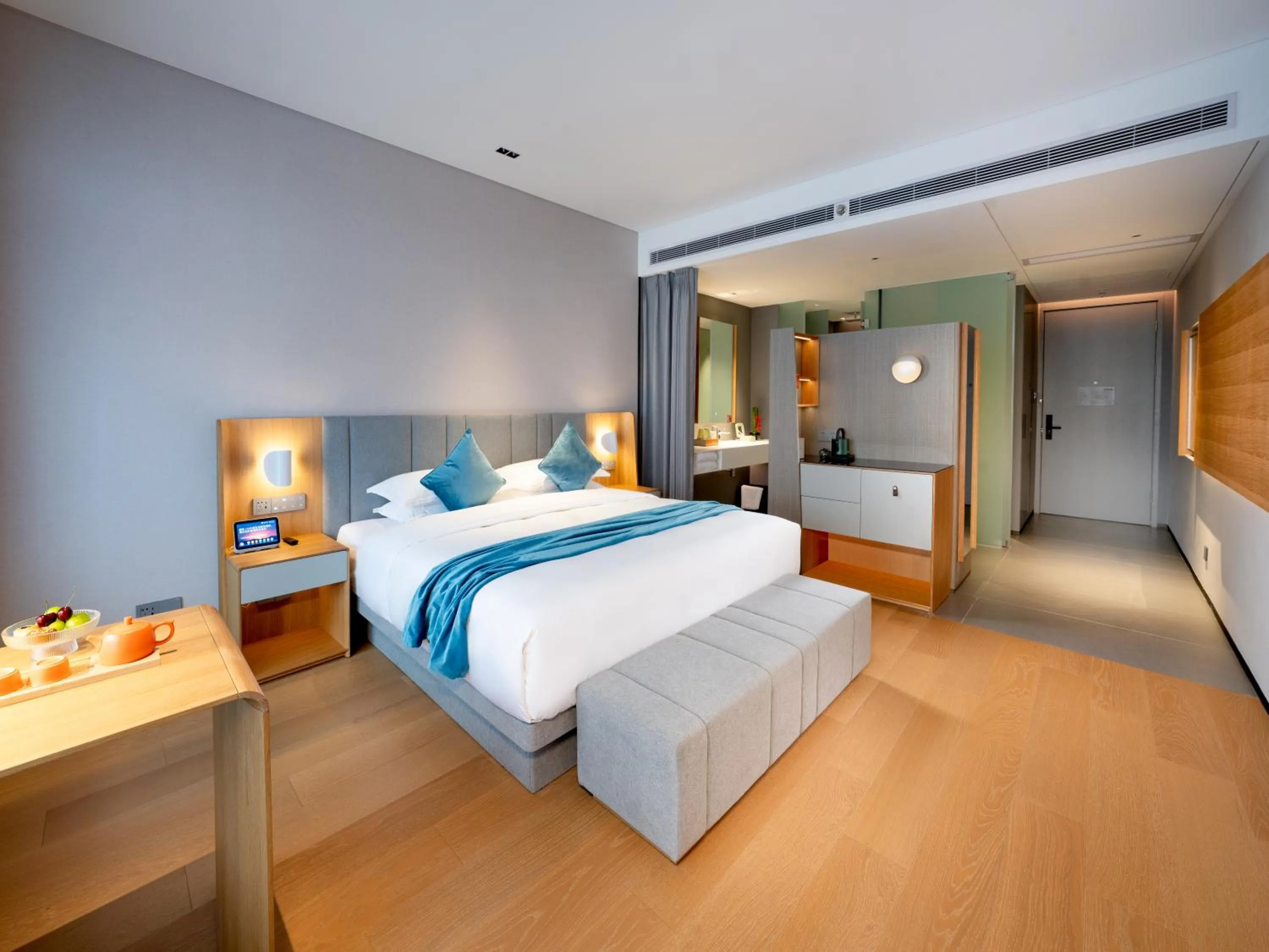 Bedroom, Bed in Pagoda Hotel Hangzhou Zijingang